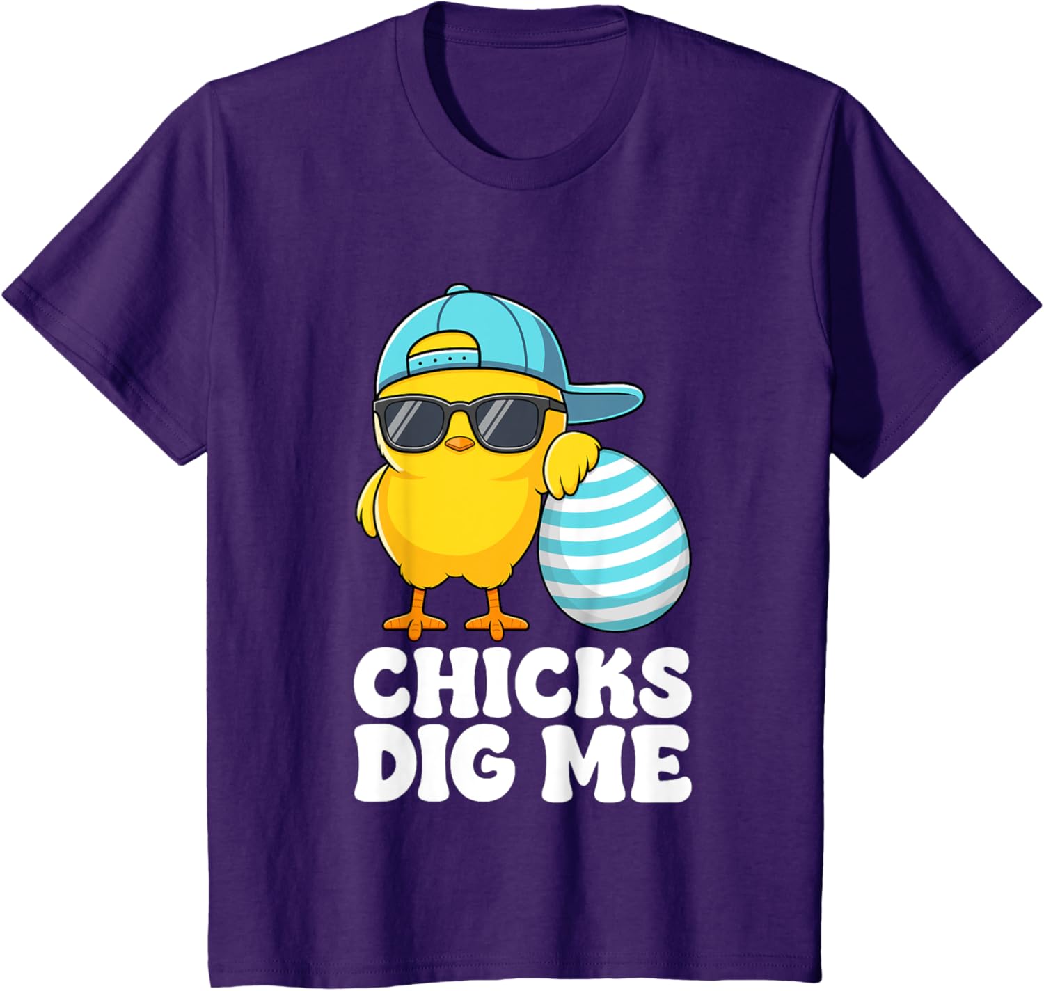 Chicks Dig Me Easter Toddler Boys Men Happy Easter Funny T-Shirt