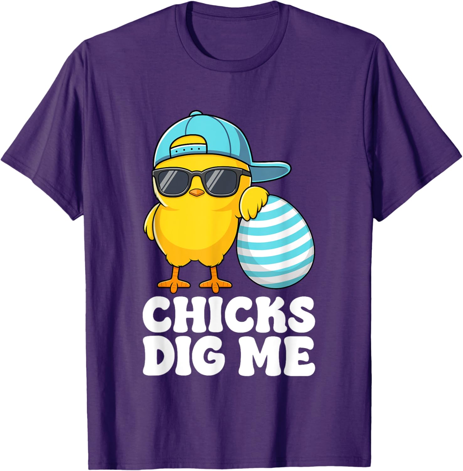 Chicks Dig Me Easter Toddler Boys Men Happy Easter Funny T-Shirt