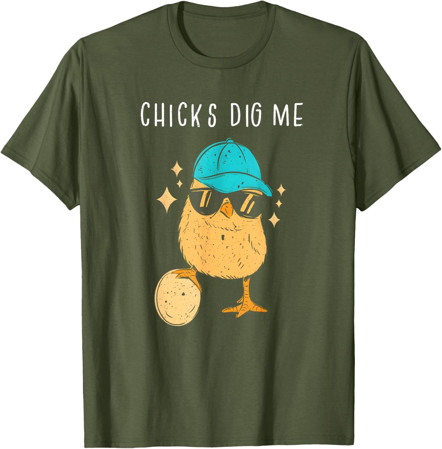 Chicks Dig Me Easter Toddler Boys Men Happy Easter Funny T-Shirt