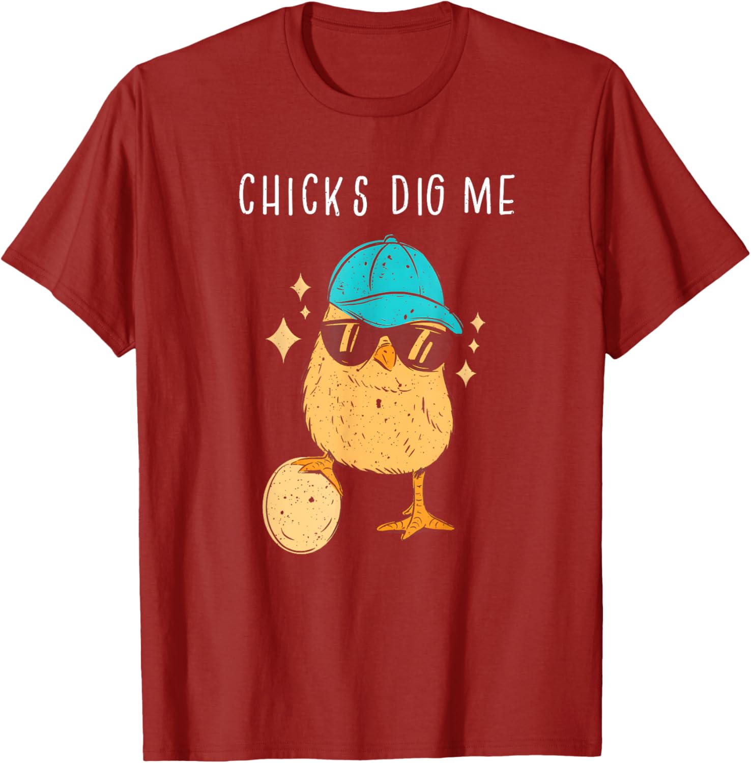 Chicks Dig Me Easter Toddler Boys Men Happy Easter Funny T-Shirt