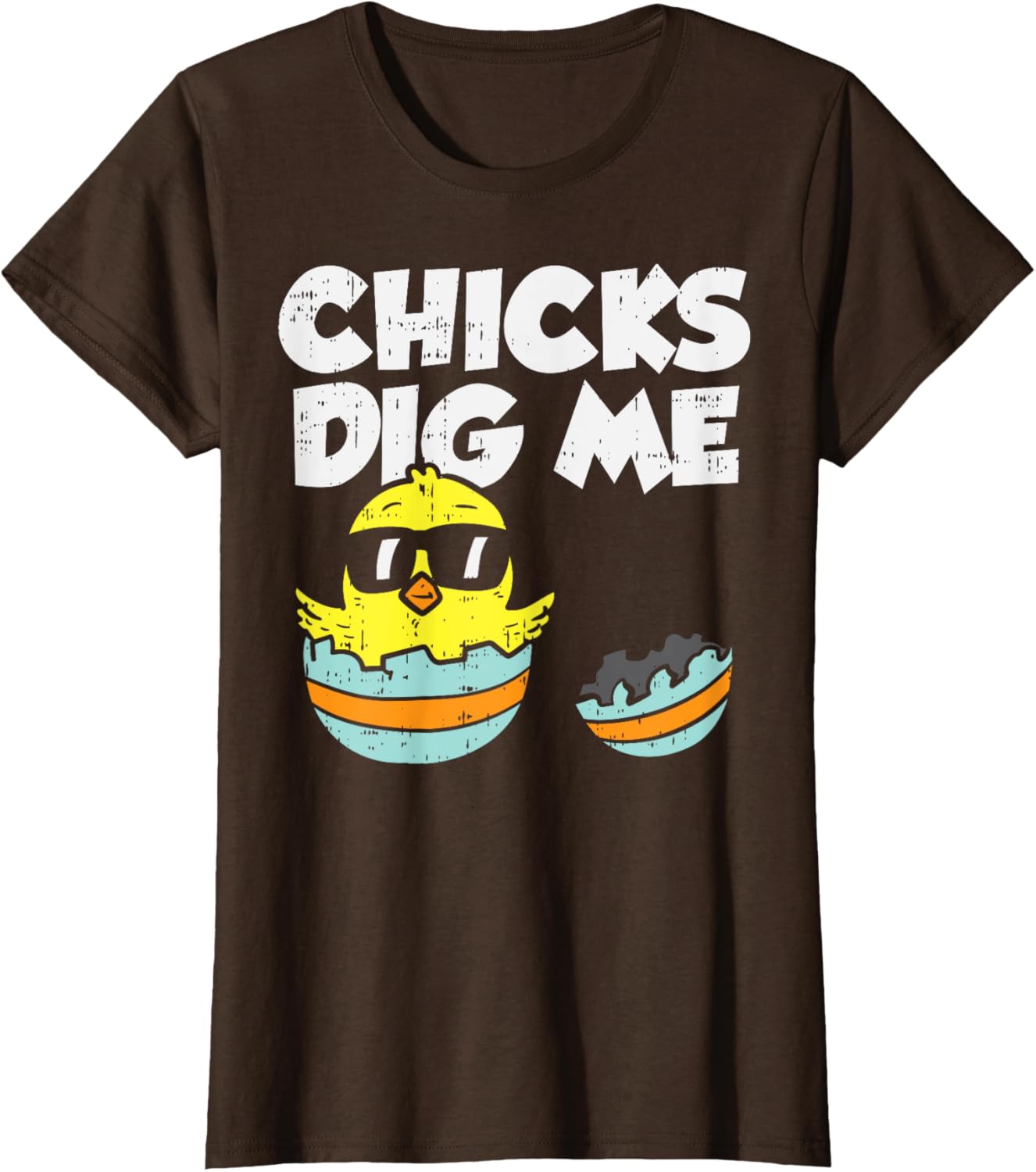 Chicks Dig Me Egg Cool Easter Baby Boy Toddler Gift T-Shirt