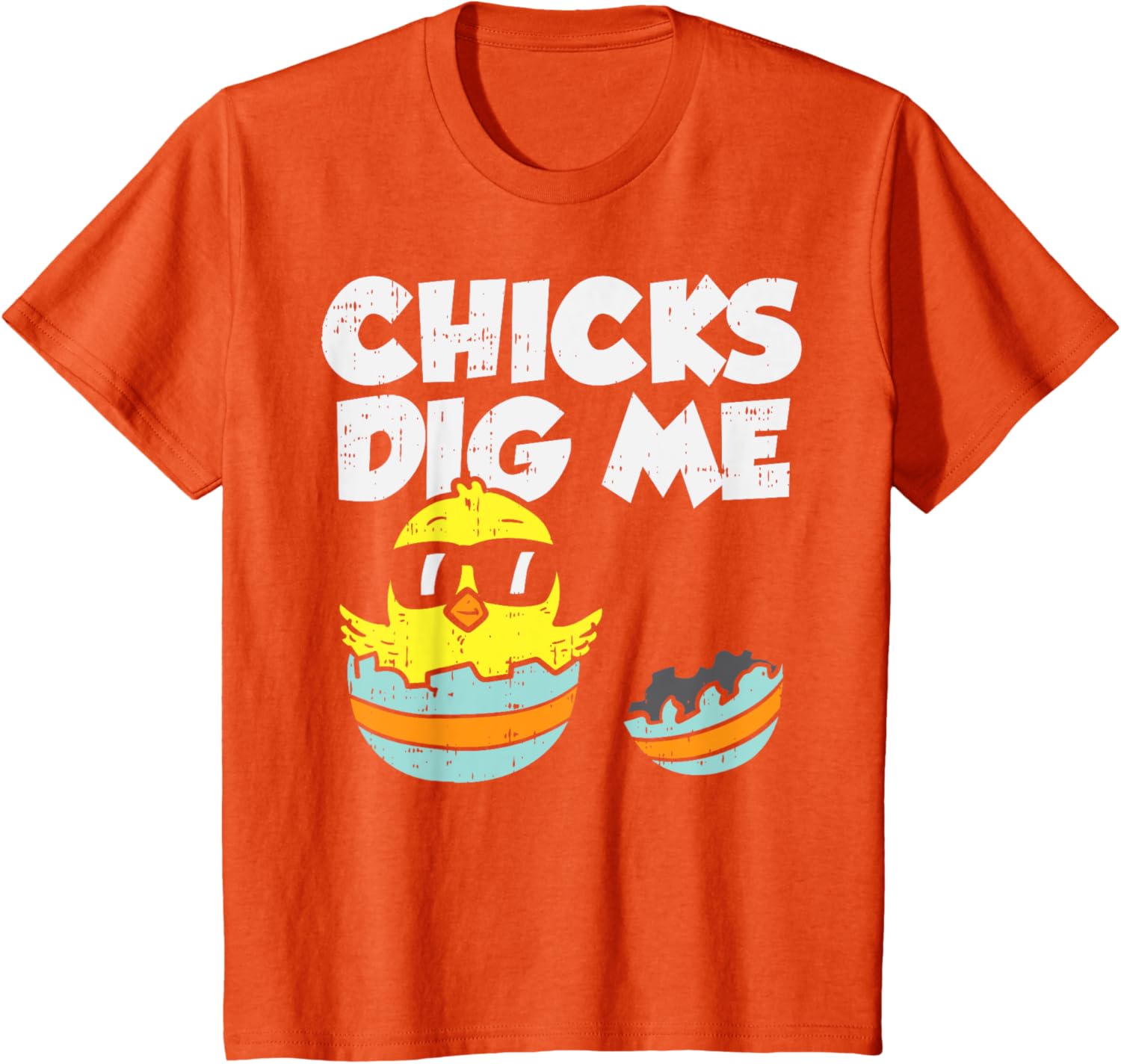 Chicks Dig Me Egg Cool Easter Baby Boy Toddler Gift T-Shirt