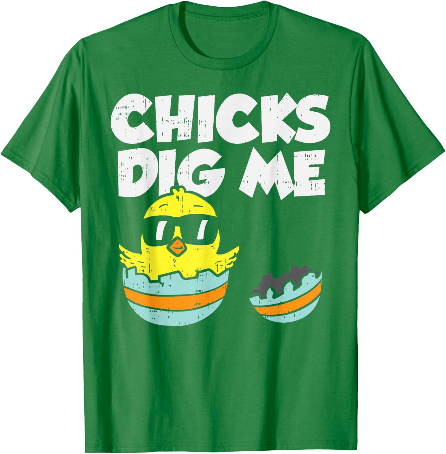 Chicks Dig Me Egg Cool Easter Baby Boy Toddler Gift T-Shirt