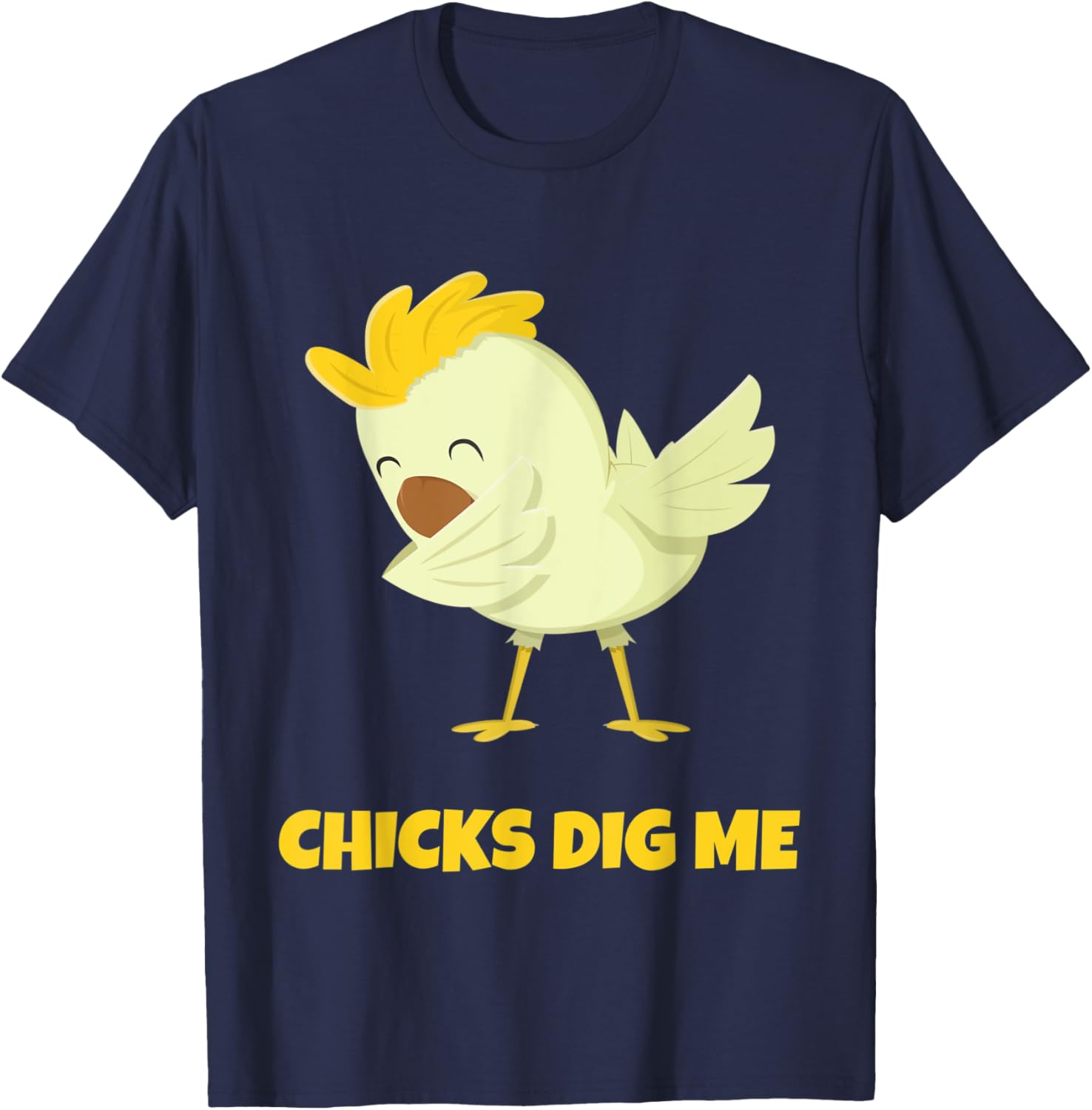 Chicks Dig Me Egg Hunt Dabbing Kids Boys Girls Easter Hunter T-Shirt