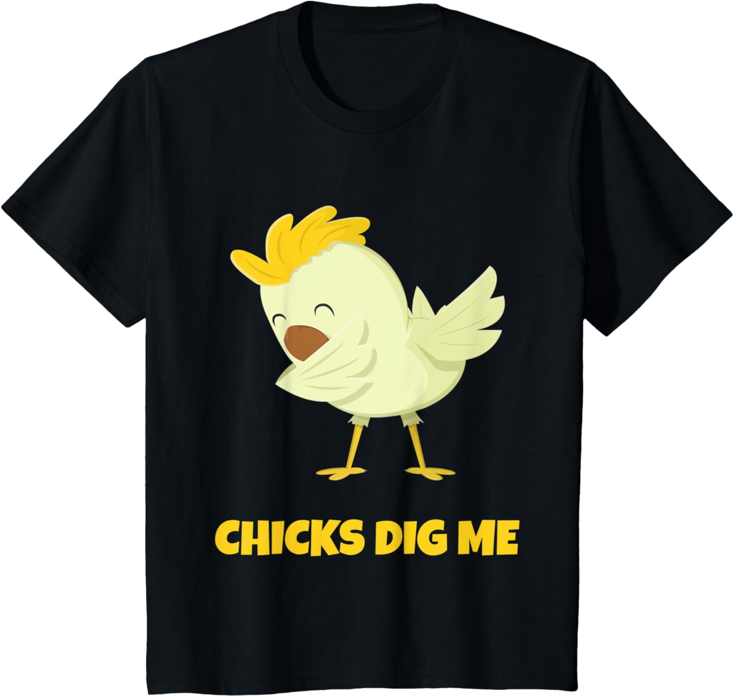 Chicks Dig Me Egg Hunt Dabbing Kids Boys Girls Easter Hunter T-Shirt