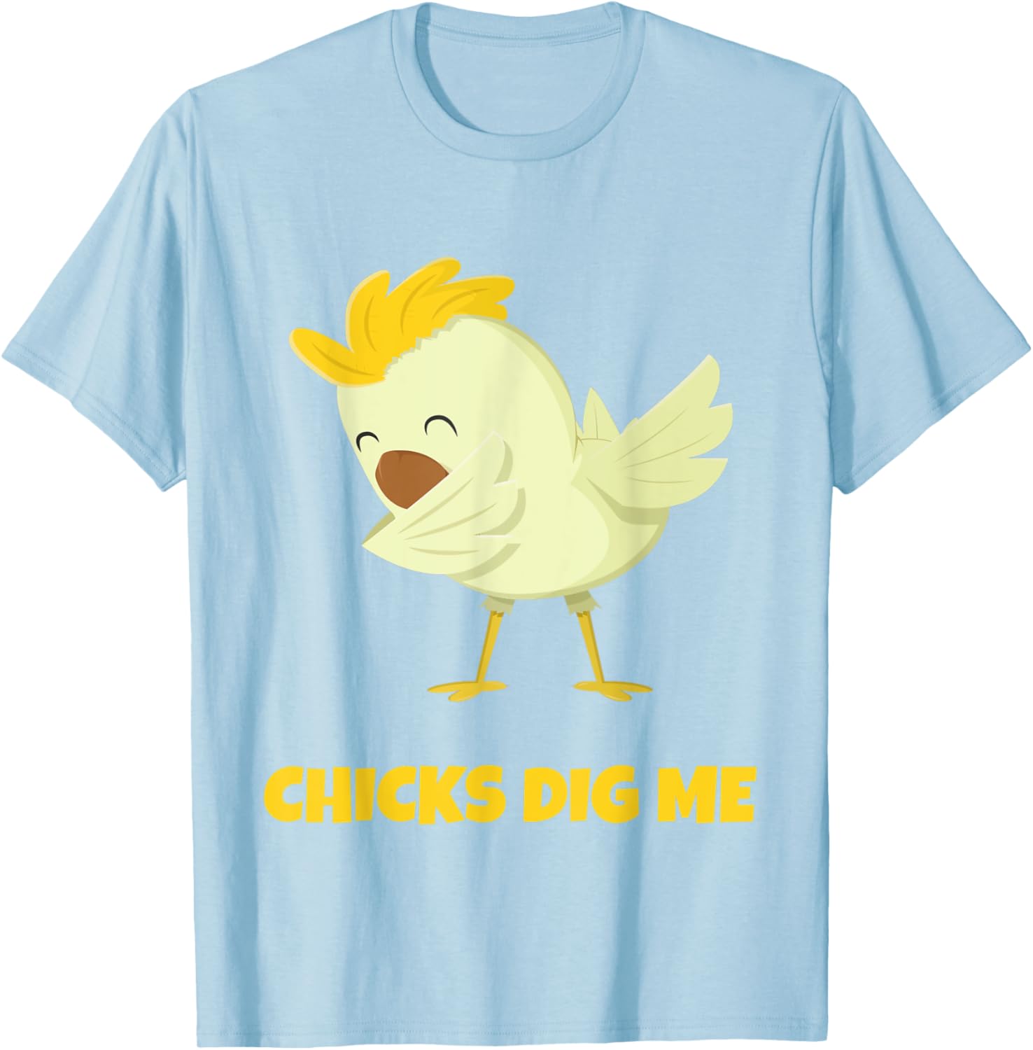 Chicks Dig Me Egg Hunt Dabbing Kids Boys Girls Easter Hunter T-Shirt