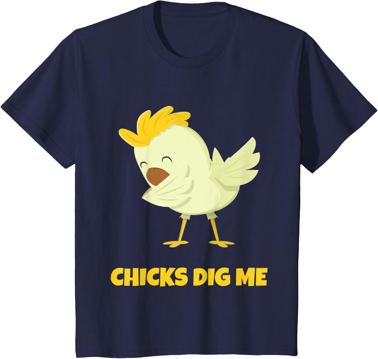 Chicks Dig Me Egg Hunt Dabbing Kids Boys Girls Easter Hunter T-Shirt