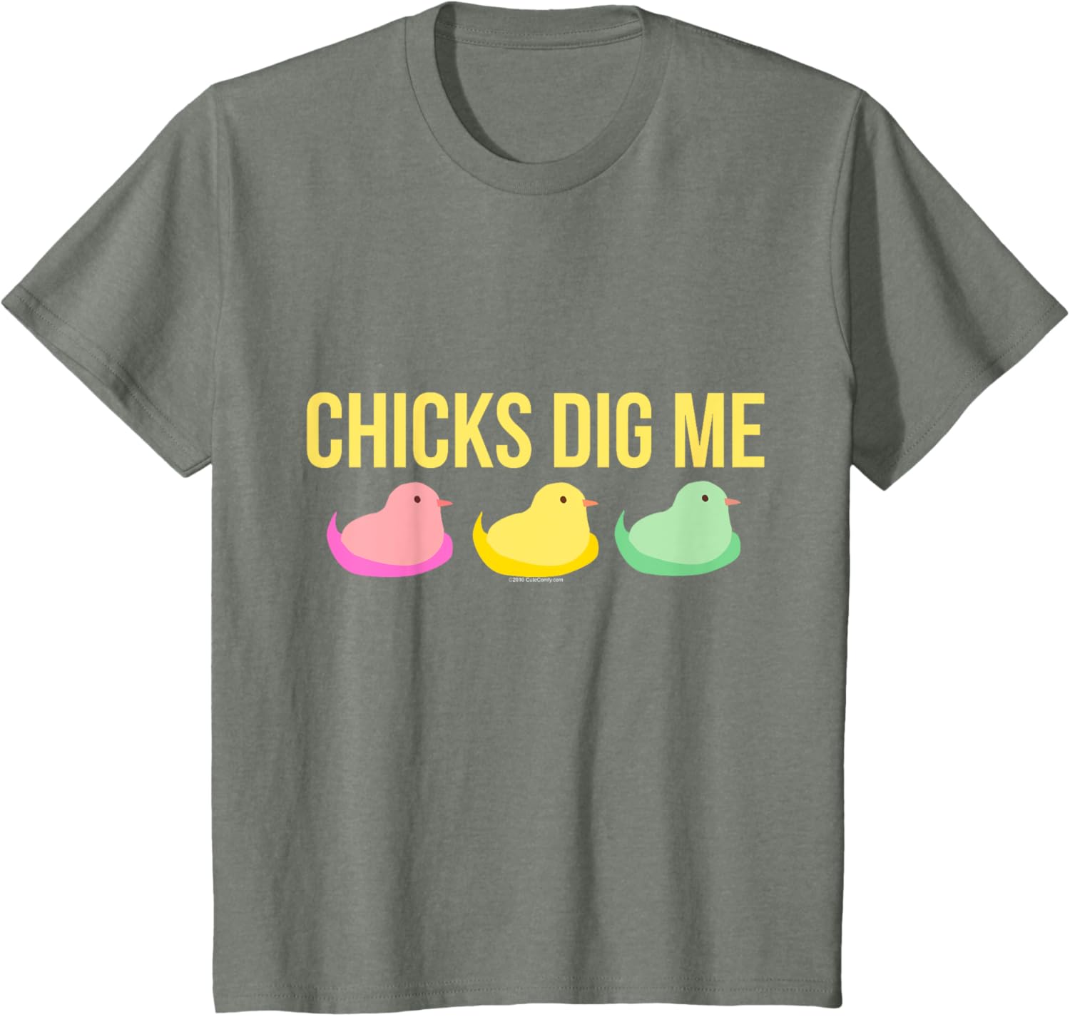 Chicks Dig Me Funny Cute Easter Gift for Boys Guys Men T-Shirt