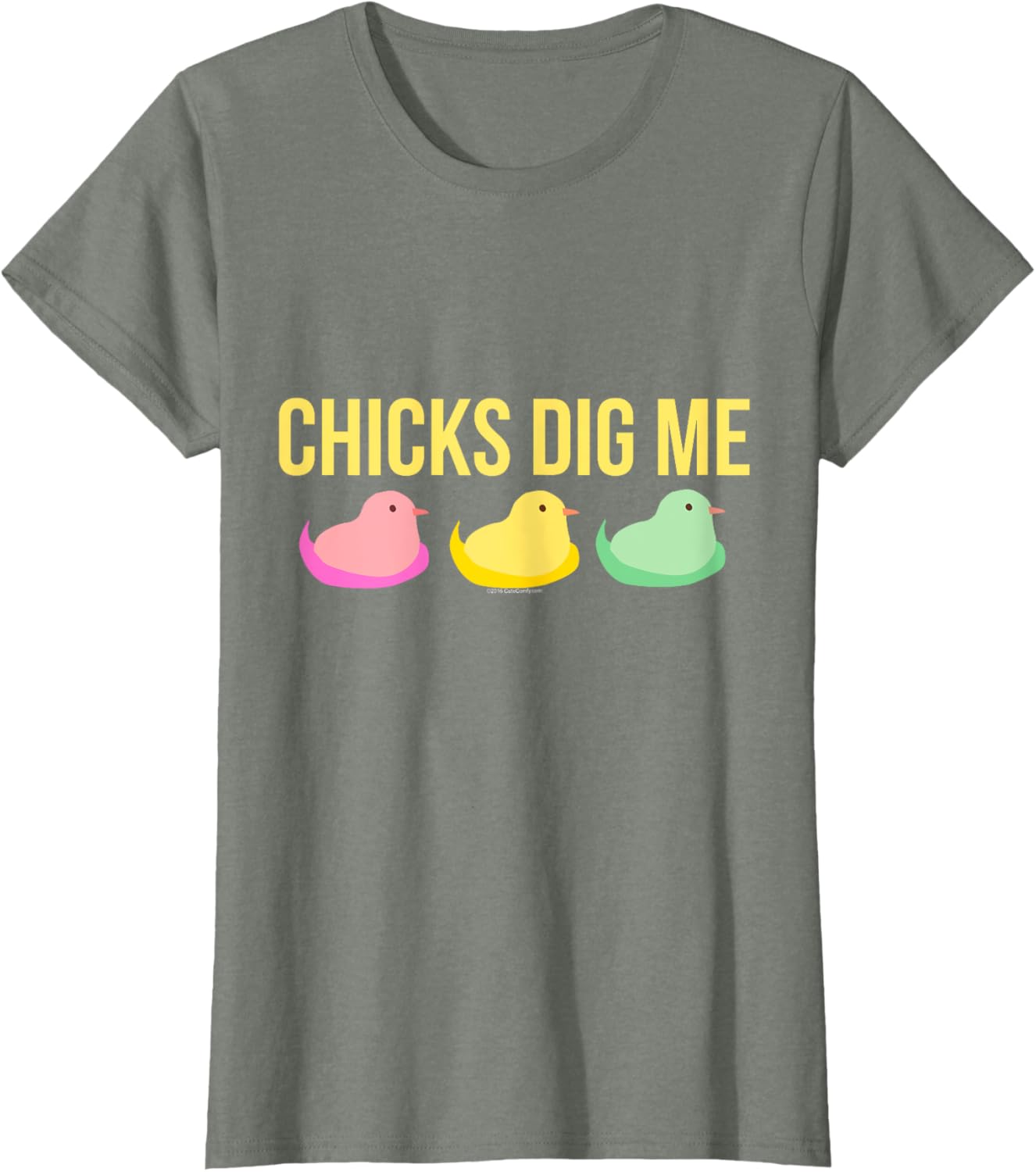 Chicks Dig Me Funny Cute Easter Gift for Boys Guys Men T-Shirt