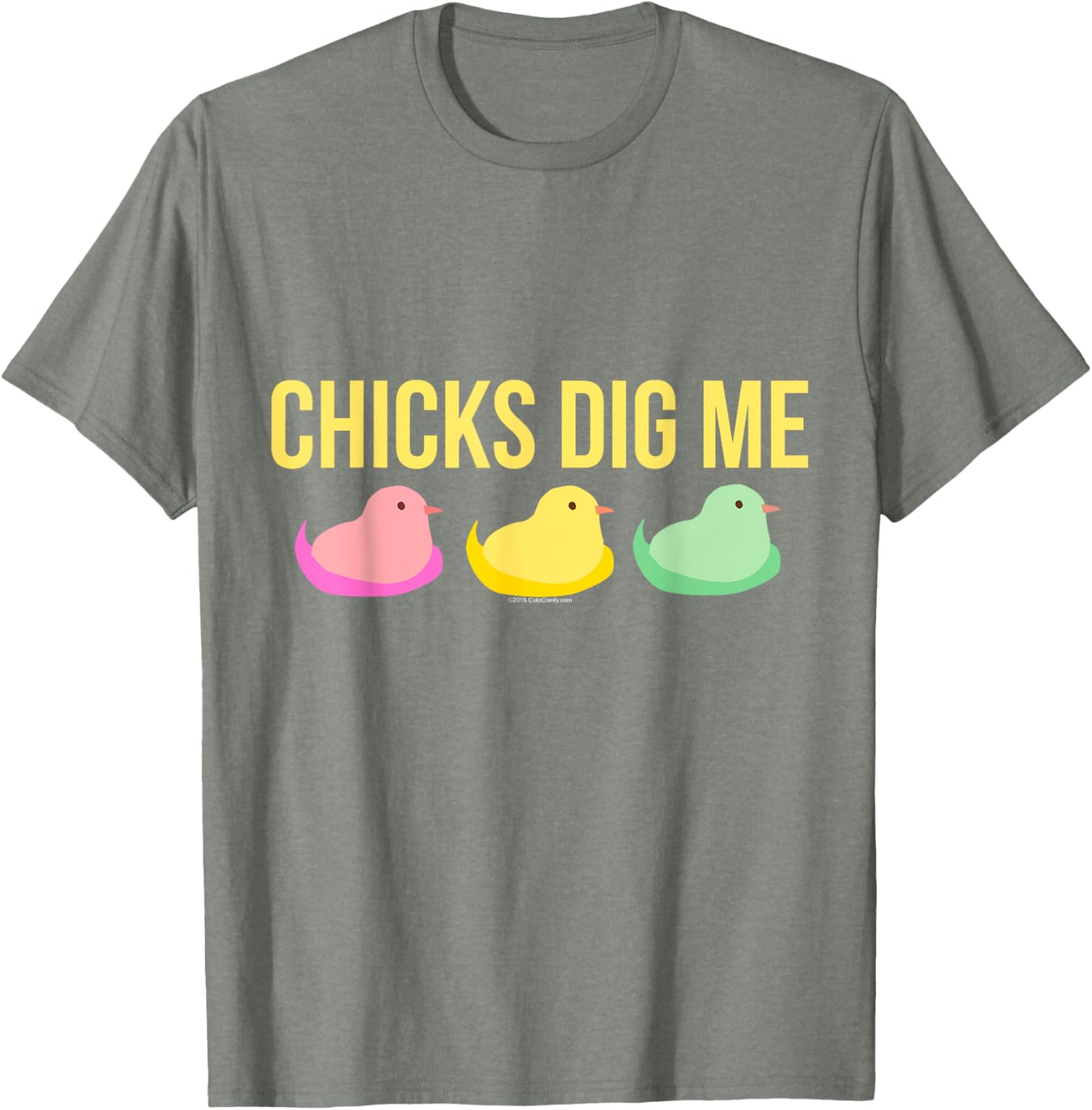 Chicks Dig Me Funny Cute Easter Gift for Boys Guys Men T-Shirt