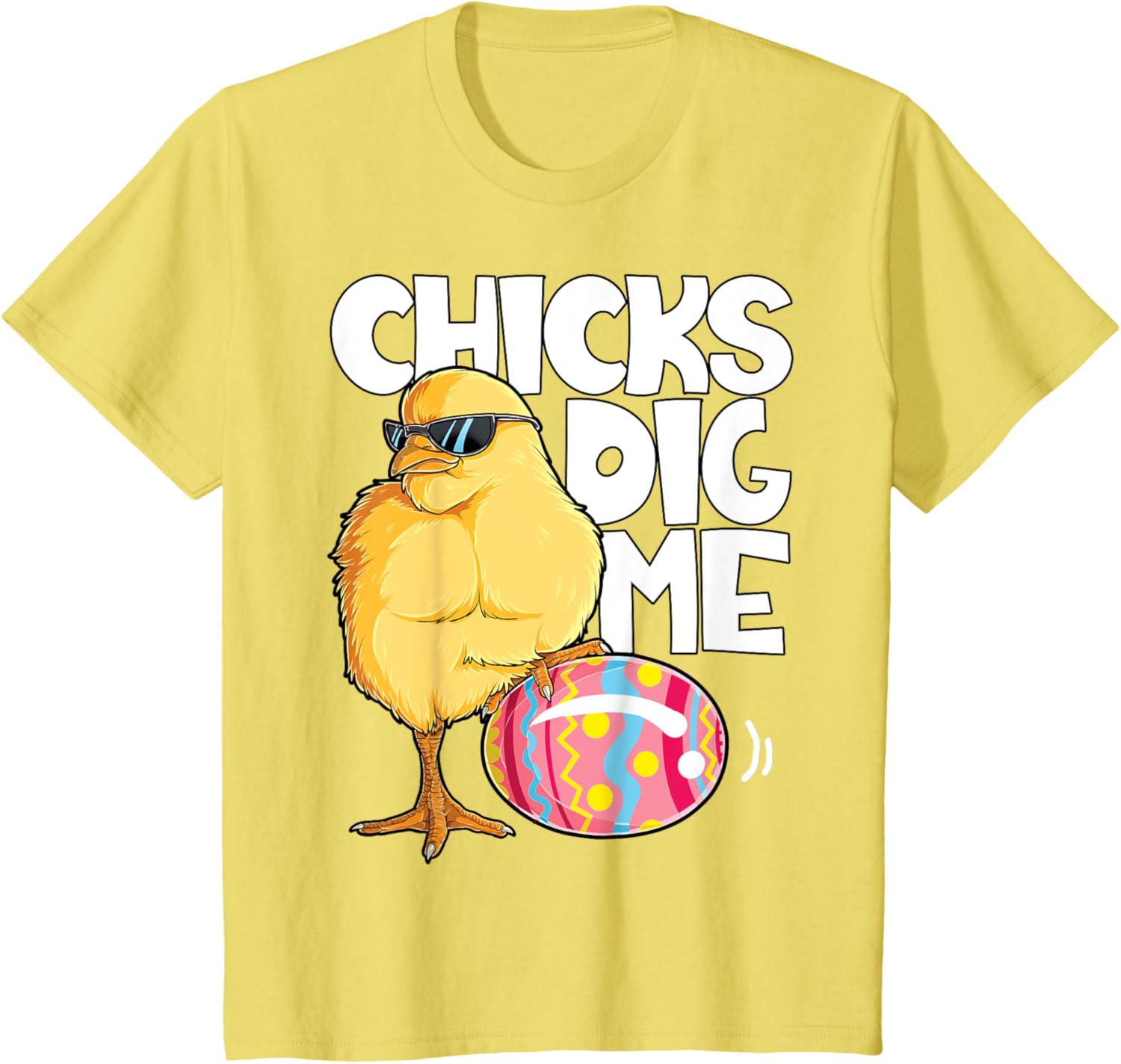 Chicks Dig Me Funny Easter Egg Hunting Hunter Boys Kids Girl T-Shirt