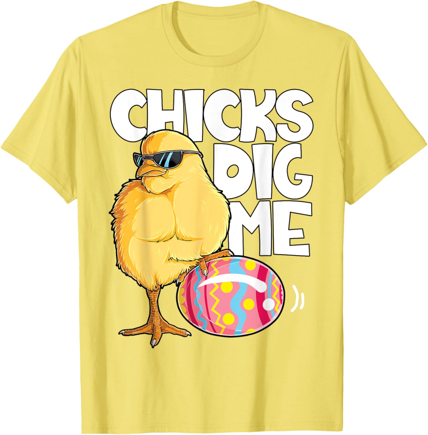 Chicks Dig Me Funny Easter Egg Hunting Hunter Boys Kids Girl T-Shirt