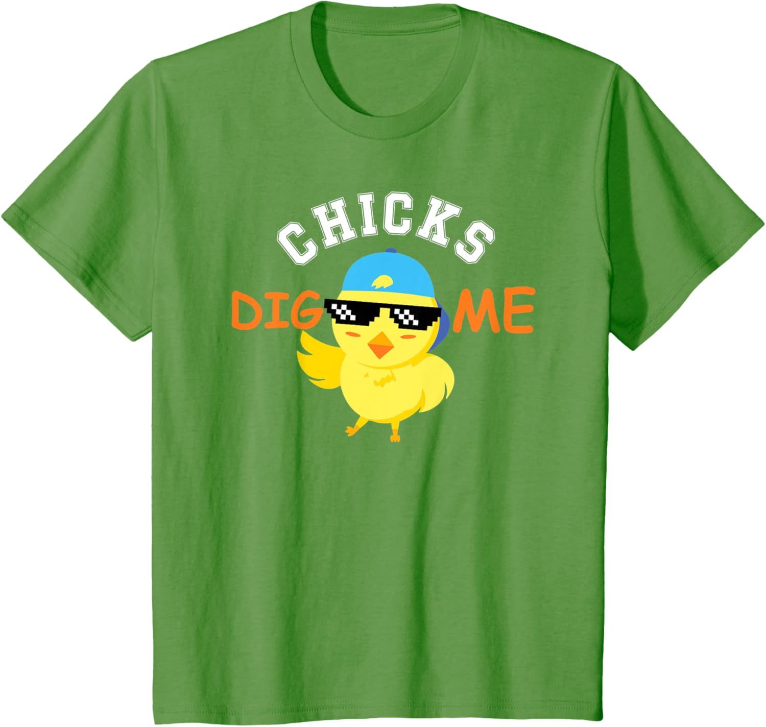 Chicks Dig me sunglasses cute easter gift for toddlers T-Shirt