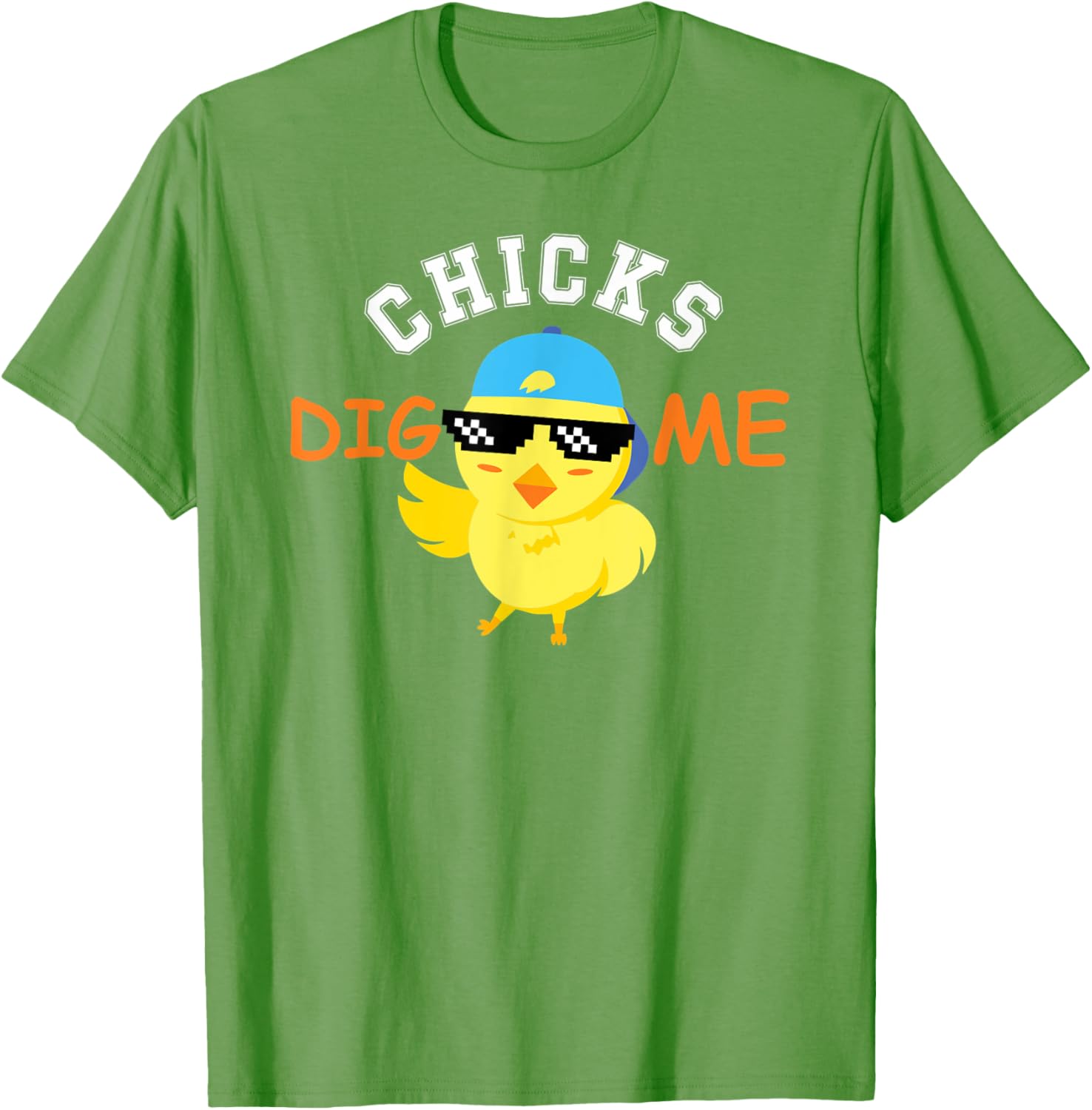 Chicks Dig me sunglasses cute easter gift for toddlers T-Shirt