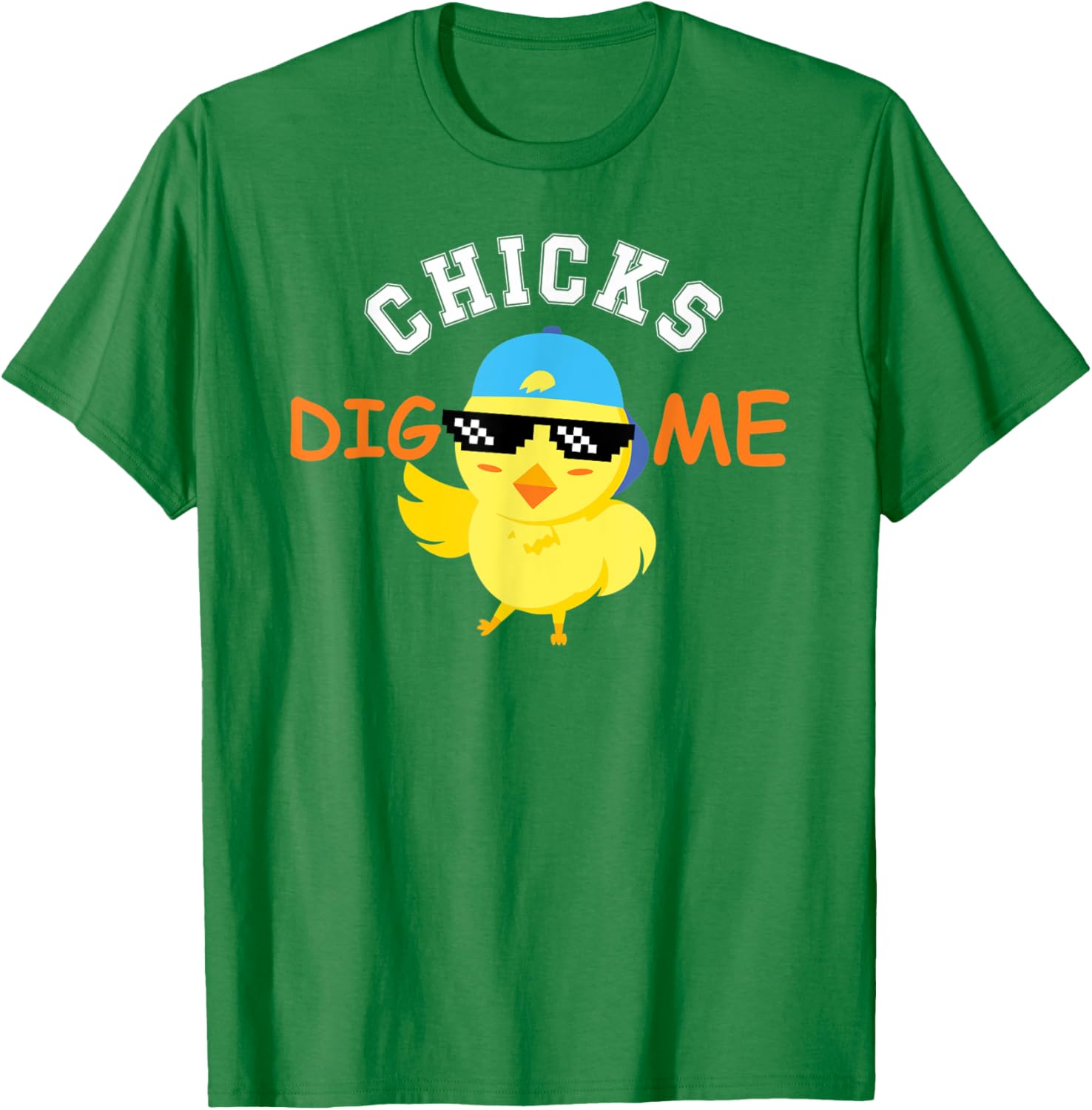 Chicks Dig me sunglasses cute easter gift for toddlers T-Shirt