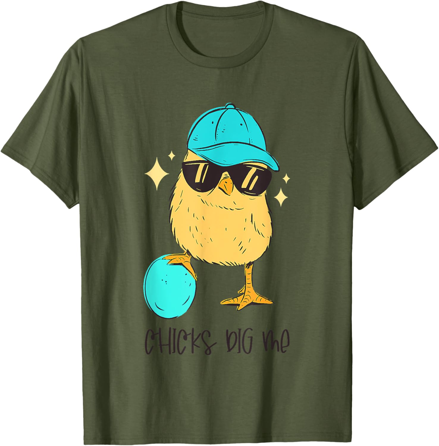 Chicks Dig Me, Teen Toddler Boy Easter Kids Men Funny Easter T-Shirt