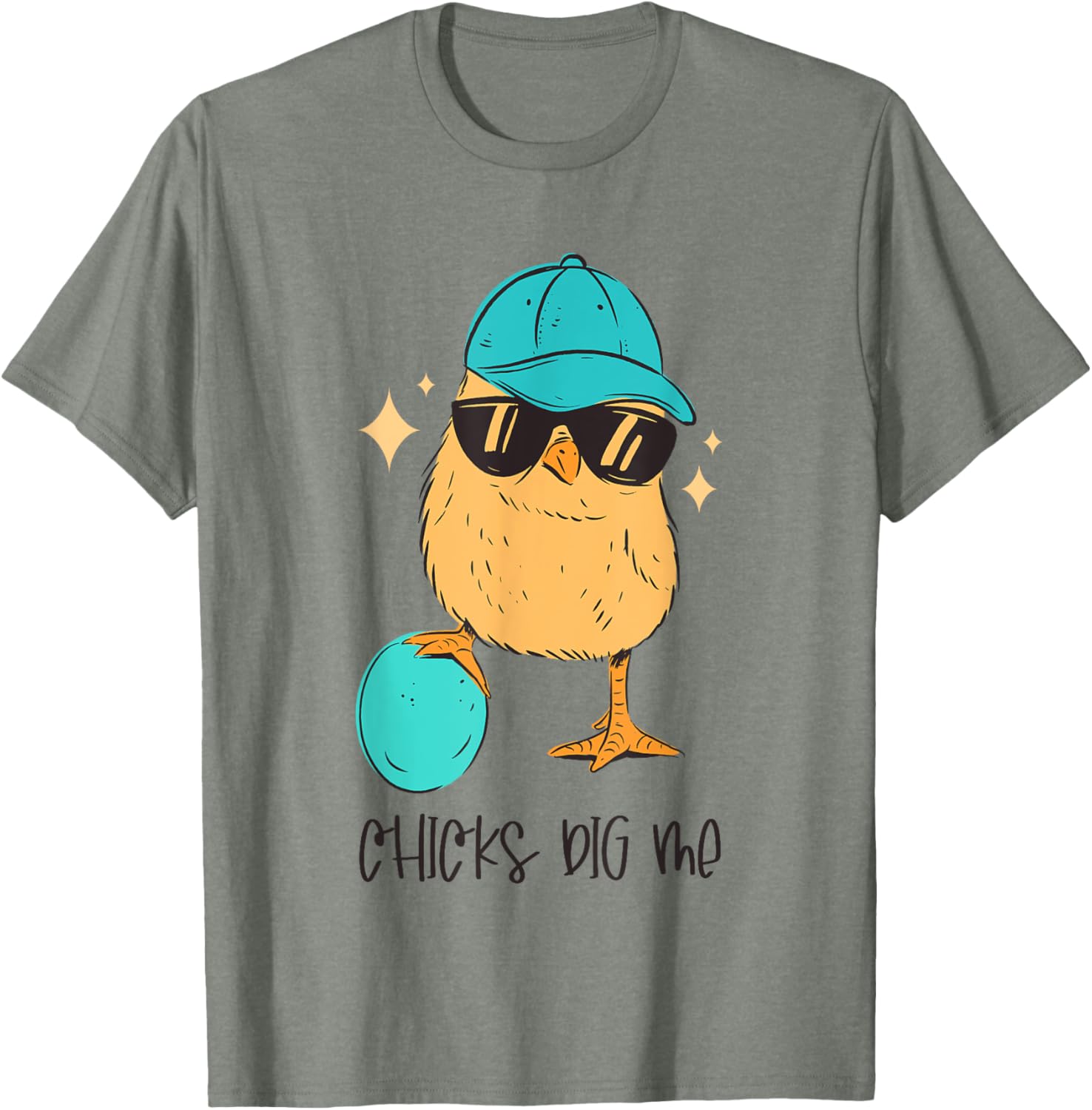 Chicks Dig Me, Teen Toddler Boy Easter Kids Men Funny Easter T-Shirt