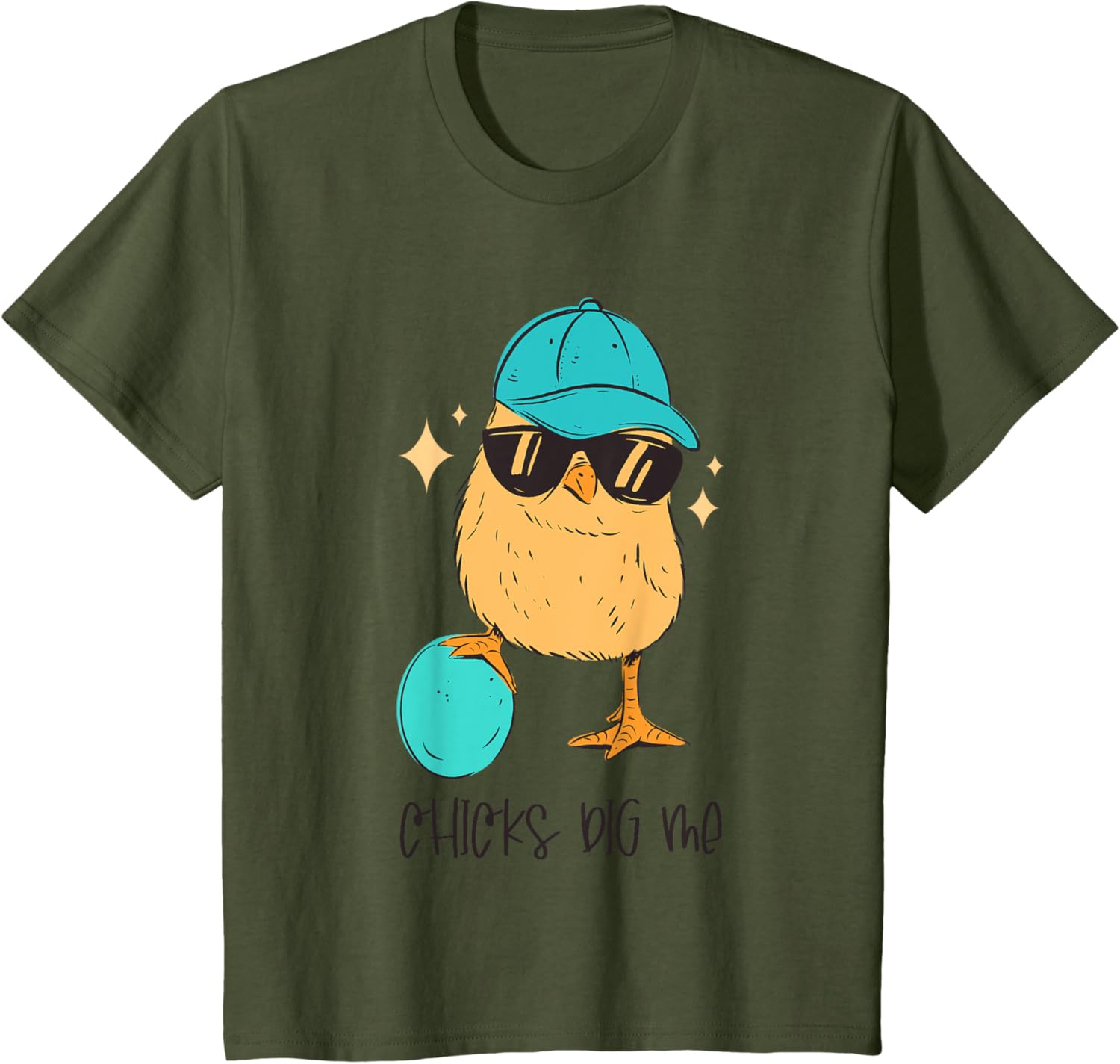 Chicks Dig Me, Teen Toddler Boy Easter Kids Men Funny Easter T-Shirt