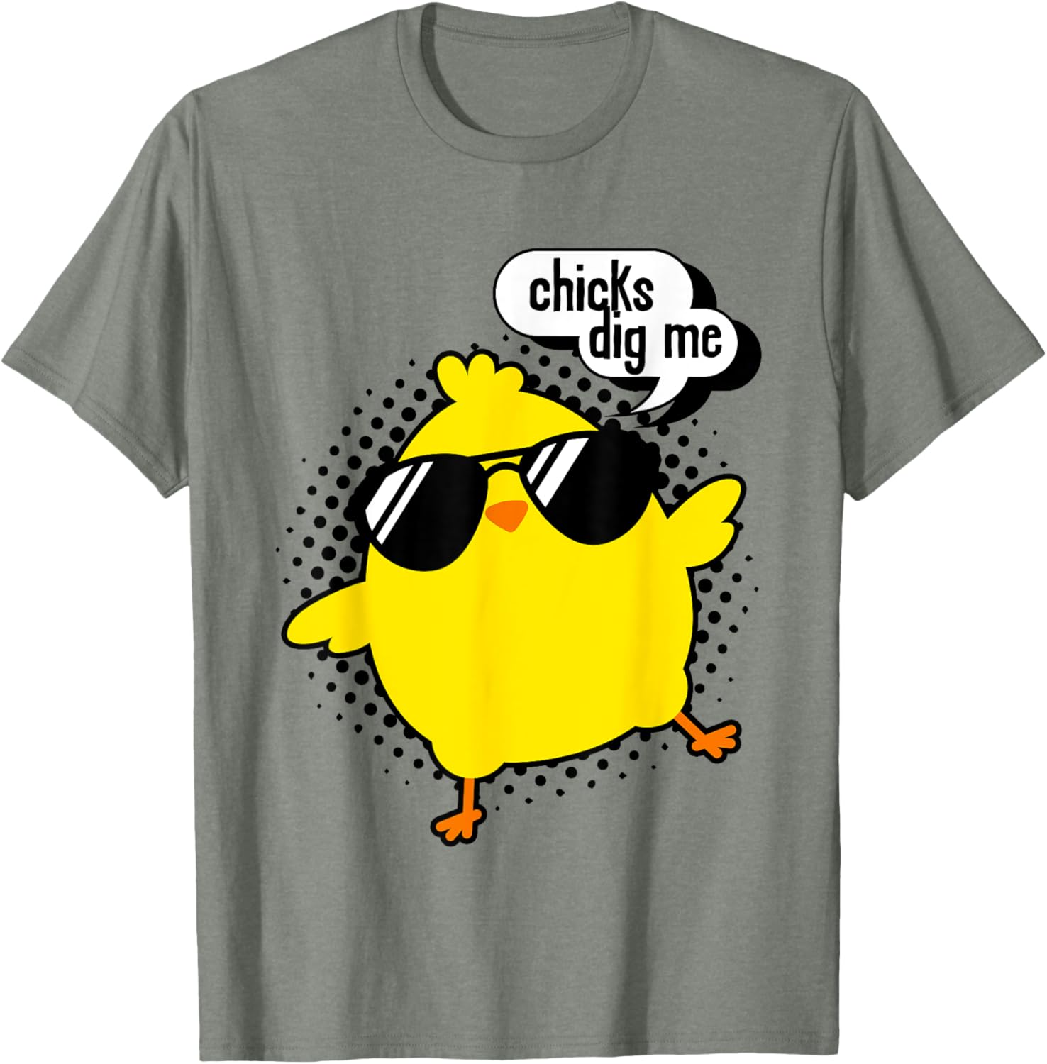 Chicks Dig Me, Teen Toddler Boy Easter Kids Men Funny Easter T-Shirt