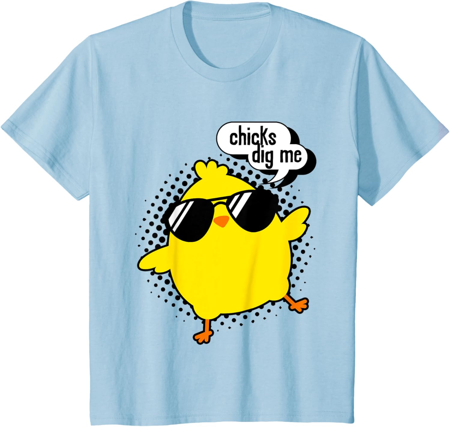 Chicks Dig Me, Teen Toddler Boy Easter Kids Men Funny Easter T-Shirt