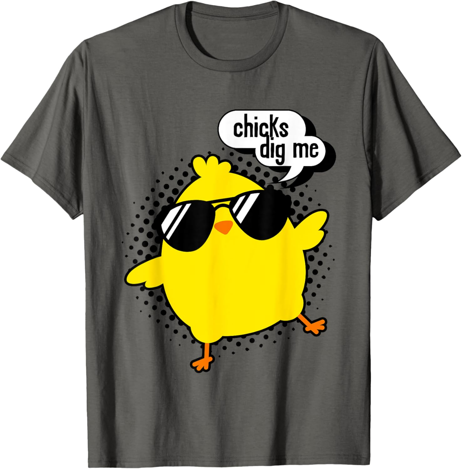 Chicks Dig Me, Teen Toddler Boy Easter Kids Men Funny Easter T-Shirt