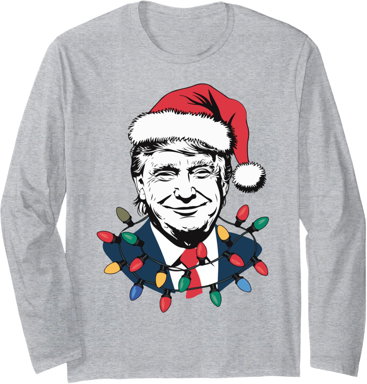 Christmas MAGA christmas trump funny Holiday Long Sleeve T-Shirt