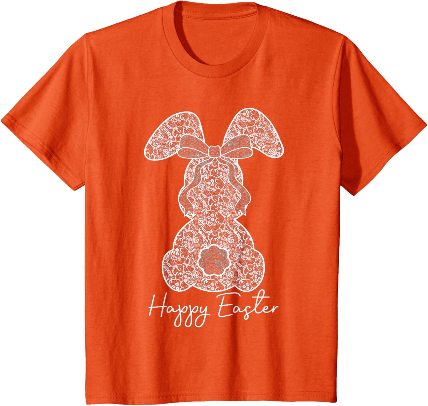 Coquette Bow Happy Easter Bunny Spring Hunt Eggs Rabbit Cute T-Shirt