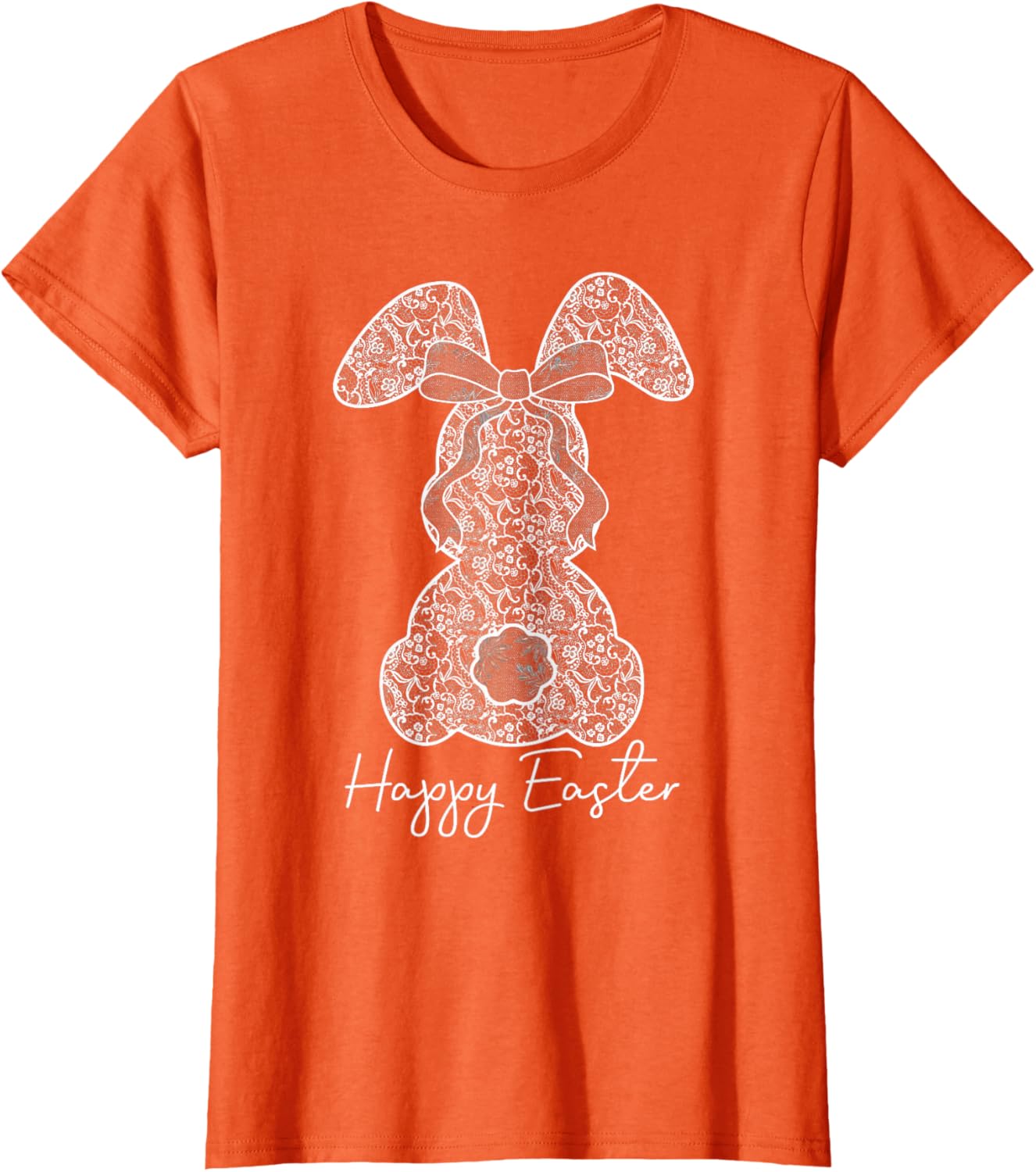 Coquette Bow Happy Easter Bunny Spring Hunt Eggs Rabbit Cute T-Shirt