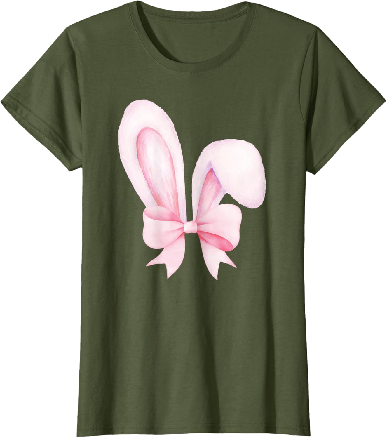 Coquette Bunny Ears Easter Bunny Coquette Bow Trendy Design T-Shirt