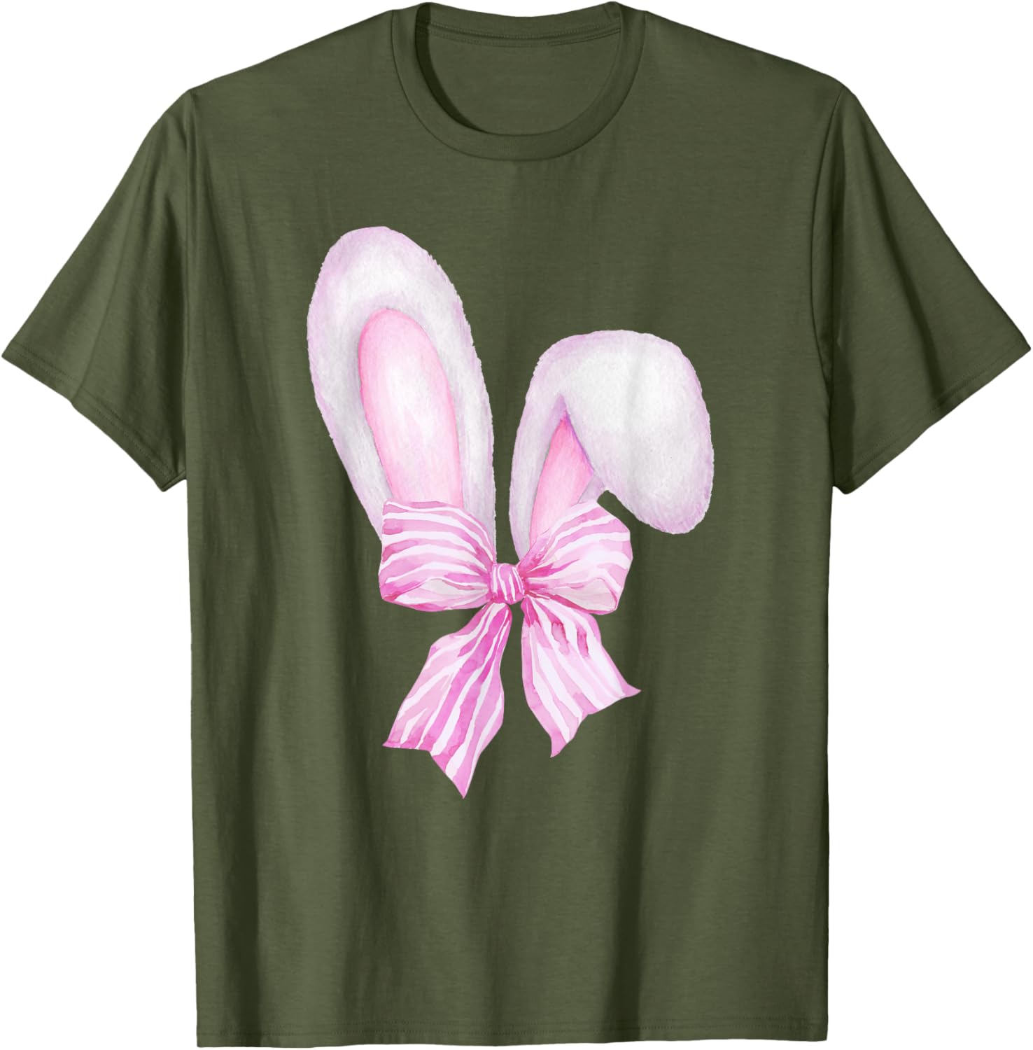 Coquette Bunny Ears Easter Bunny Coquette Bow Trendy Design T-Shirt