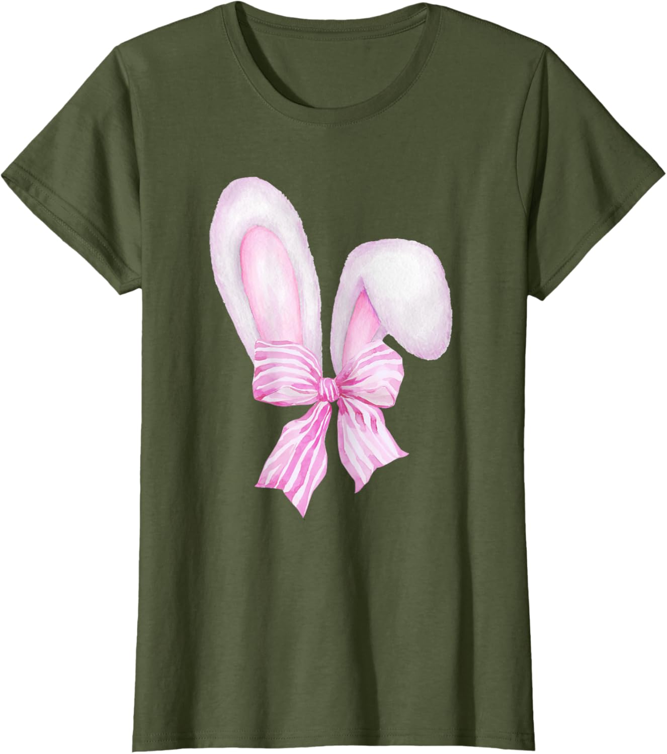 Coquette Bunny Ears Easter Bunny Coquette Bow Trendy Design T-Shirt