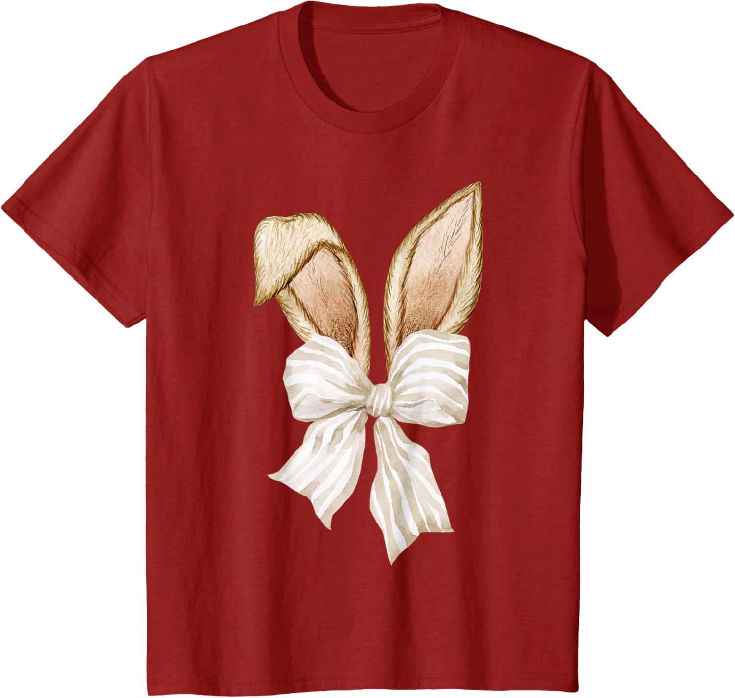 Coquette Bunny Ears Easter Bunny Coquette Bow Trendy Design T-Shirt