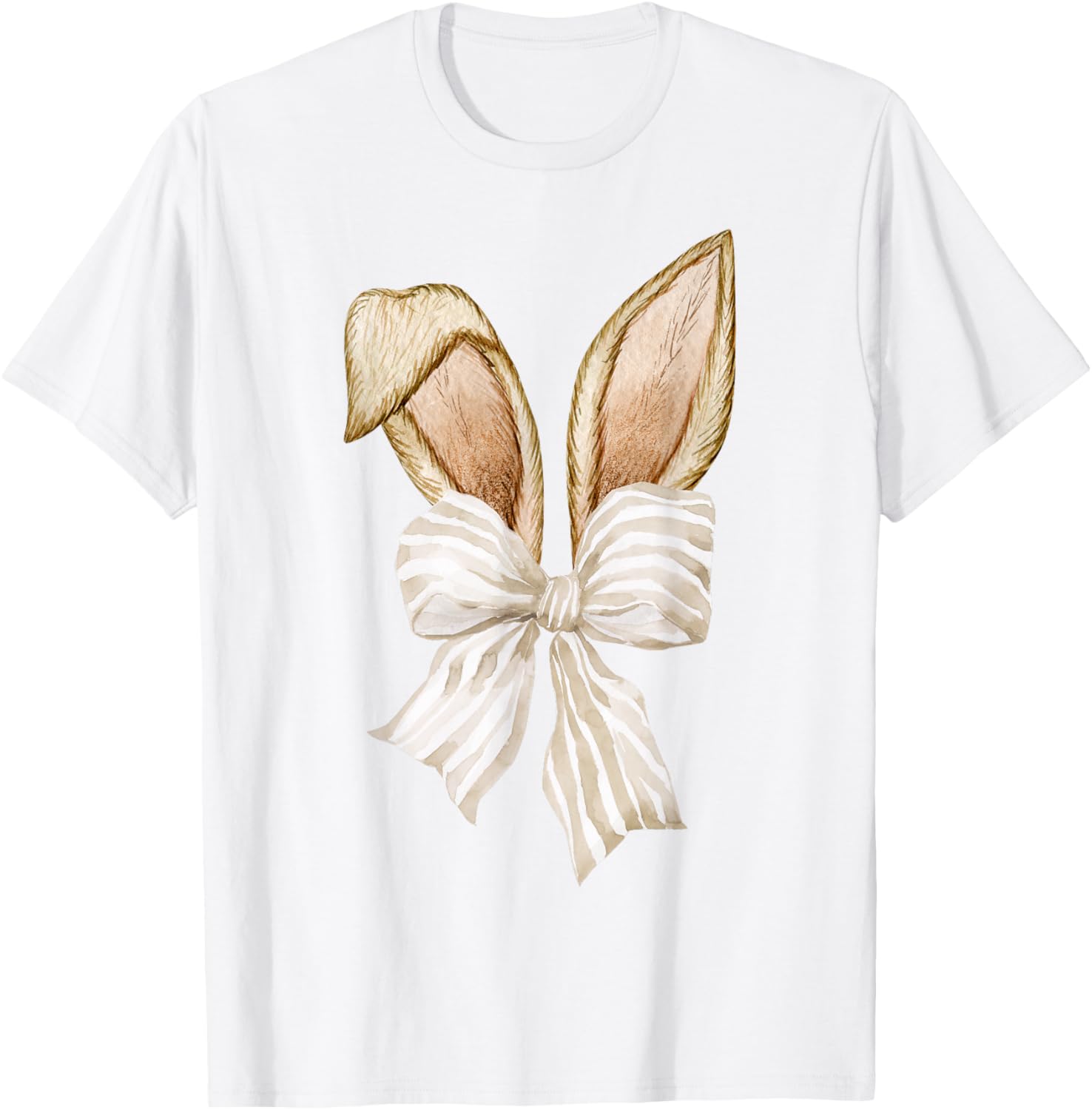 Coquette Bunny Ears Easter Bunny Coquette Bow Trendy Design T-Shirt