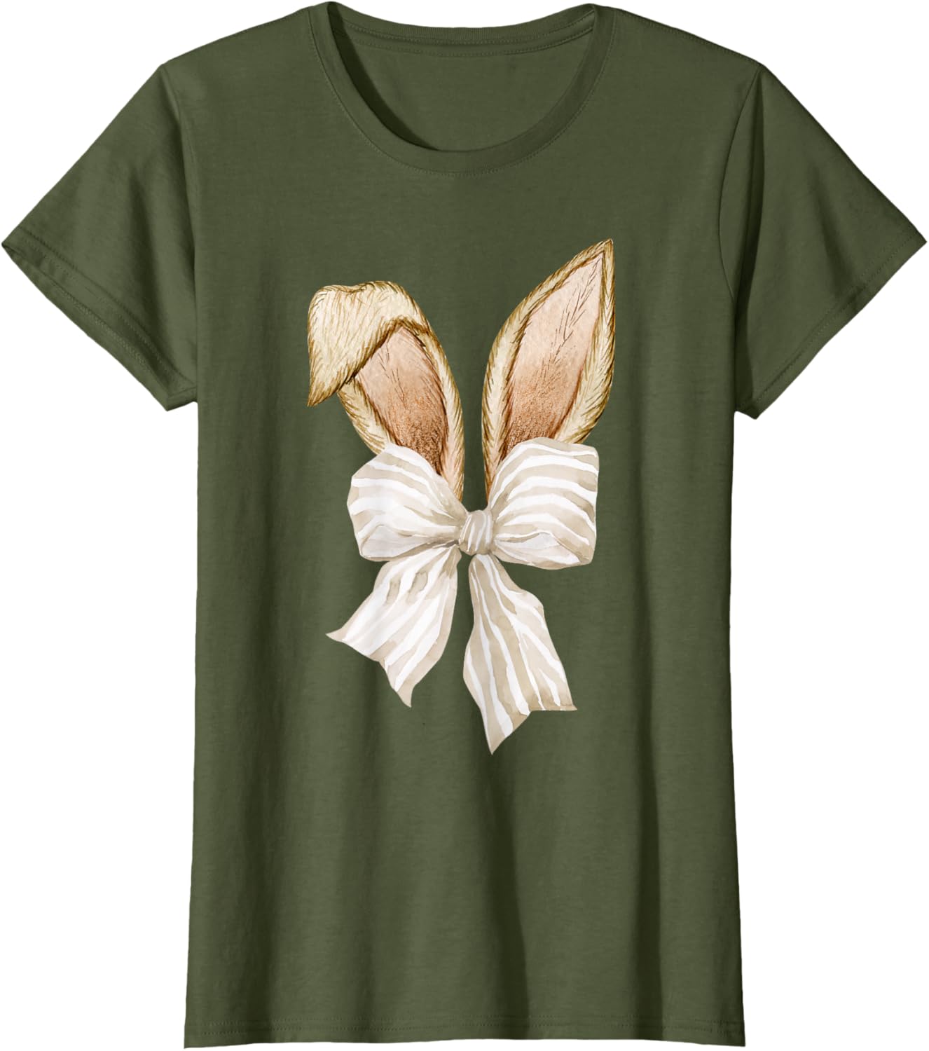 Coquette Bunny Ears Easter Bunny Coquette Bow Trendy Design T-Shirt