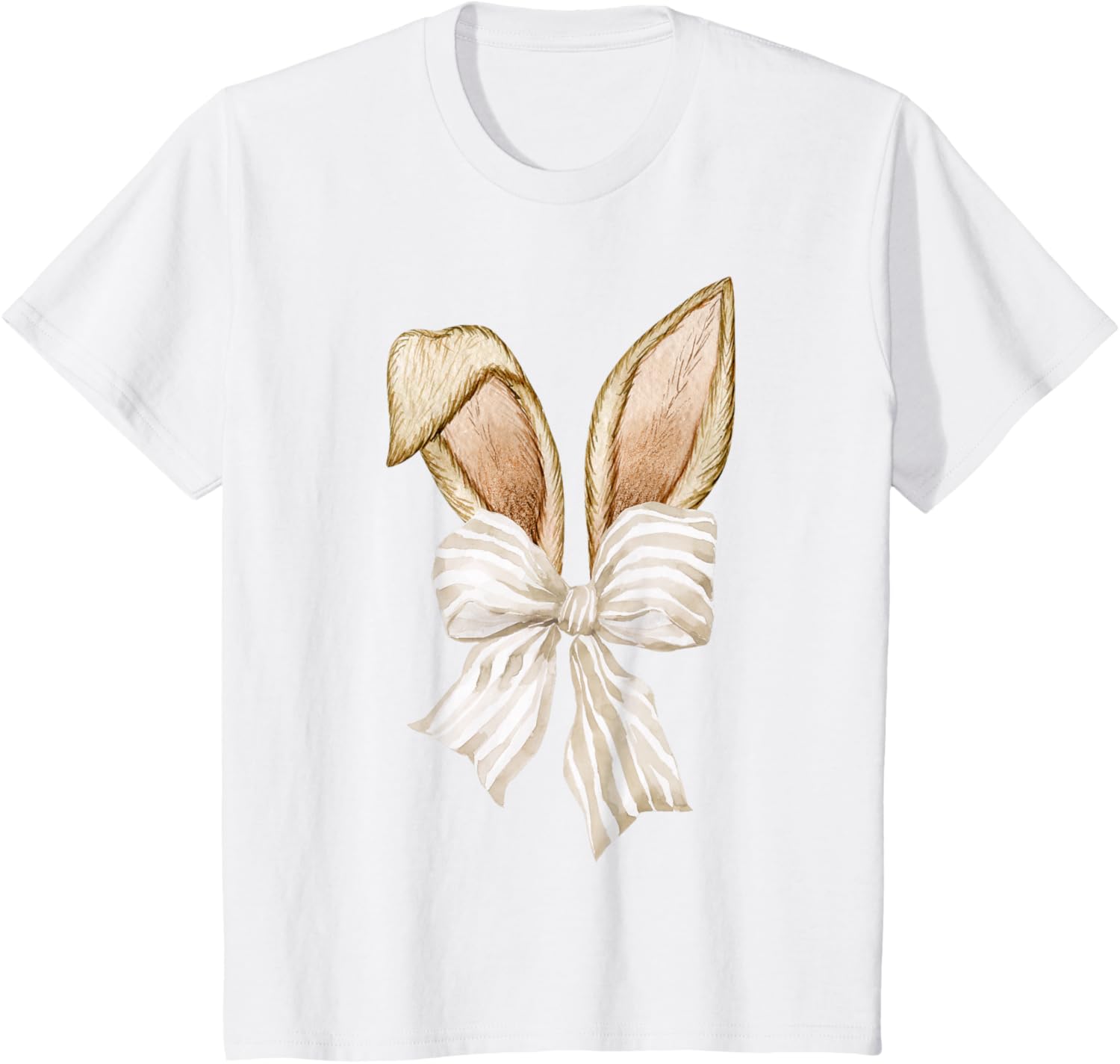 Coquette Bunny Ears Easter Bunny Coquette Bow Trendy Design T-Shirt