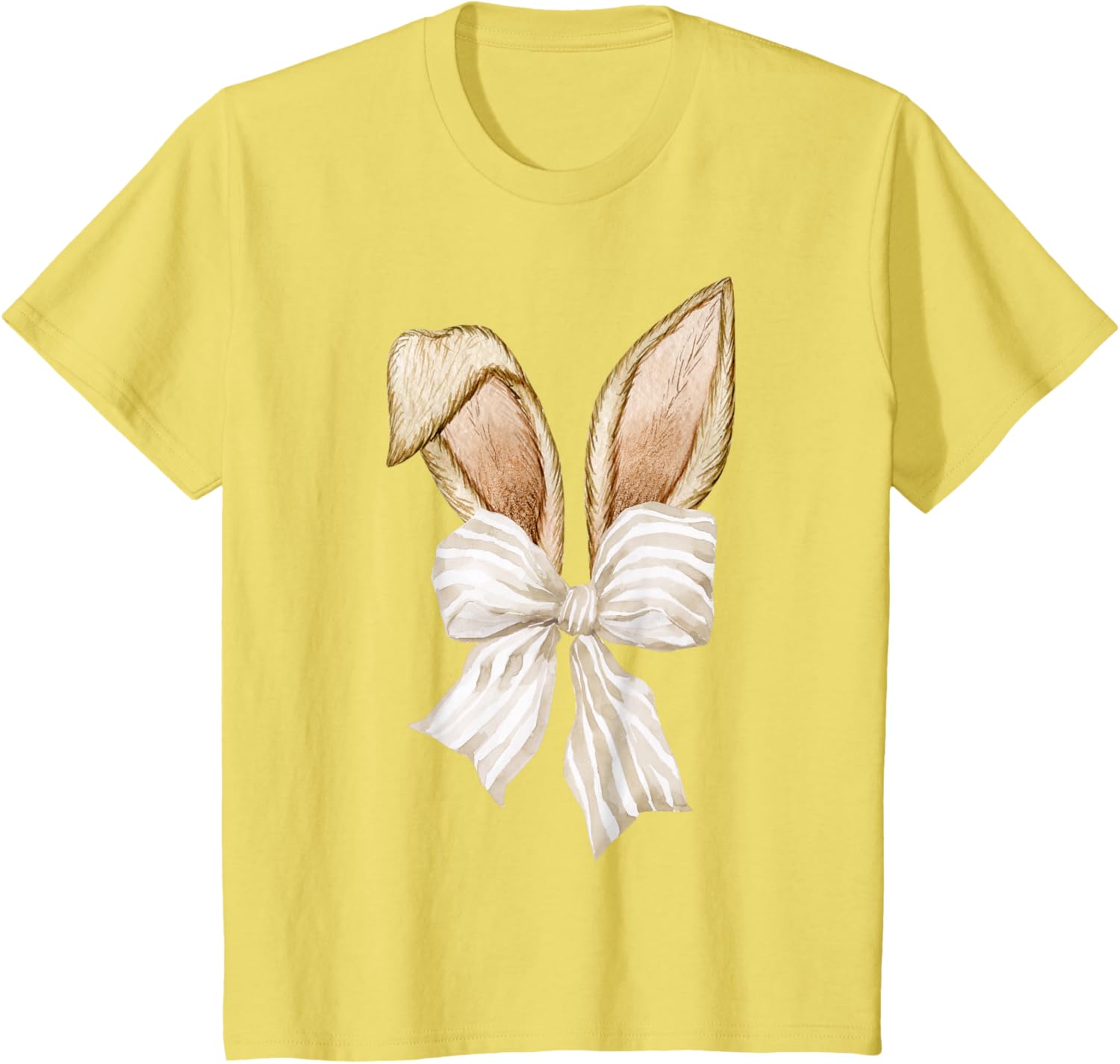 Coquette Bunny Ears Easter Bunny Coquette Bow Trendy Design T-Shirt