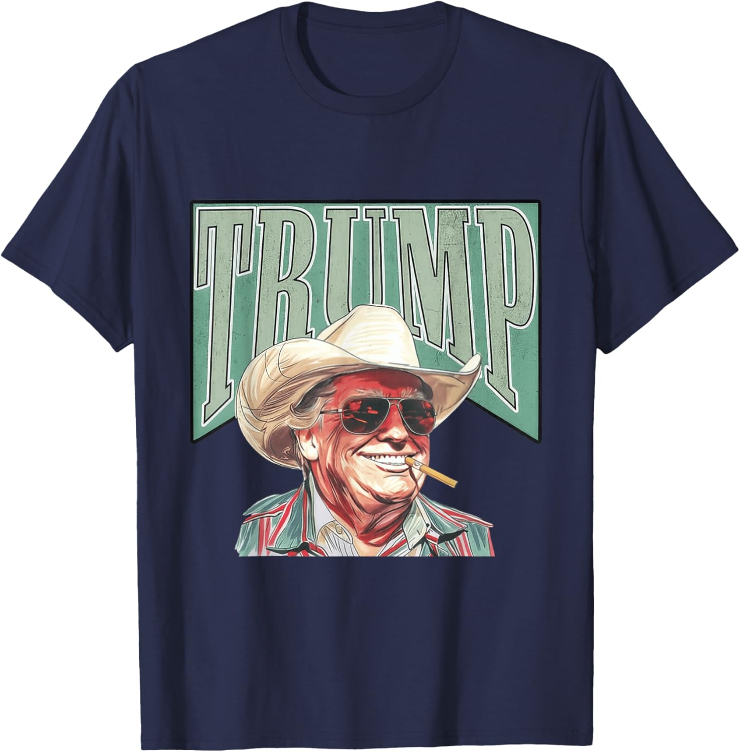 Cowboy Western Make America Great Trump Daddy T-Shirt