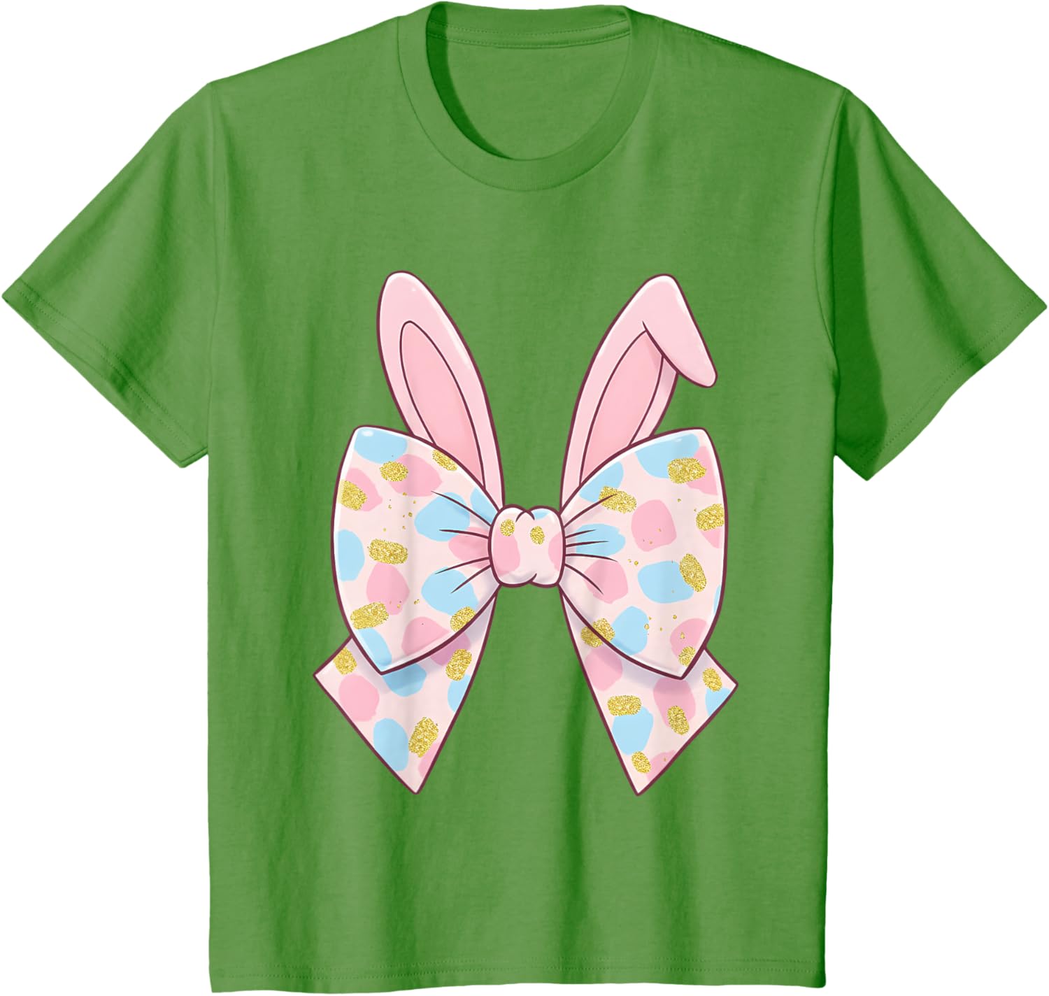 Cute Bunny Coquette Bow Rabbit Easter Day Women Girls Kids T-Shirt