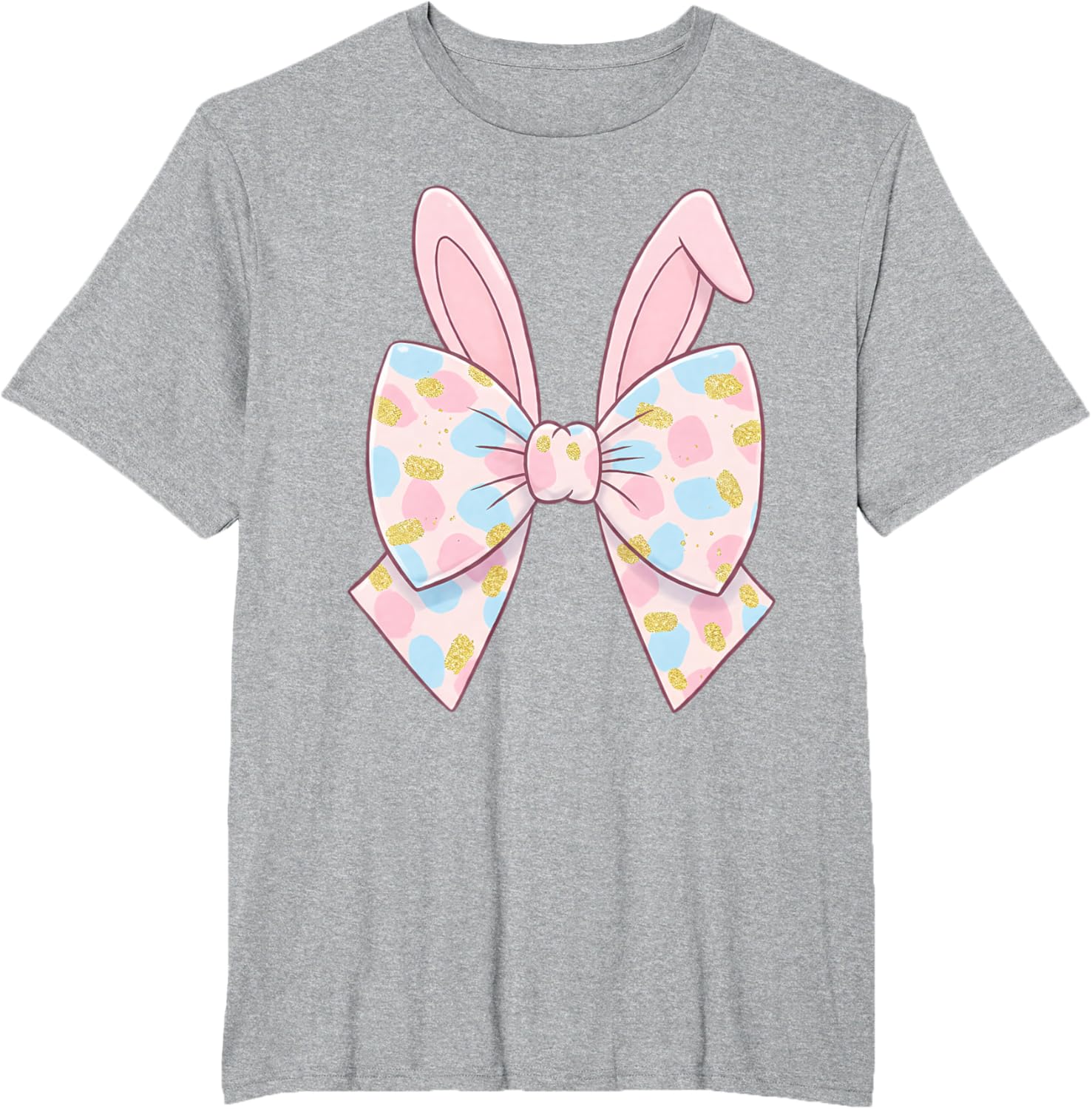 Cute Bunny Coquette Bow Rabbit Easter Day Women Girls Kids T-Shirt