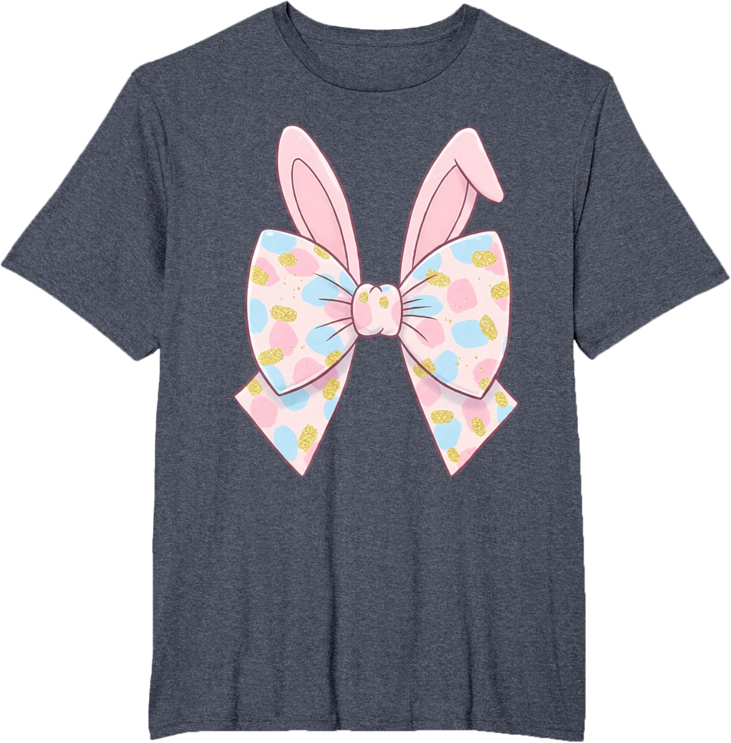 Cute Bunny Coquette Bow Rabbit Easter Day Women Girls Kids T-Shirt