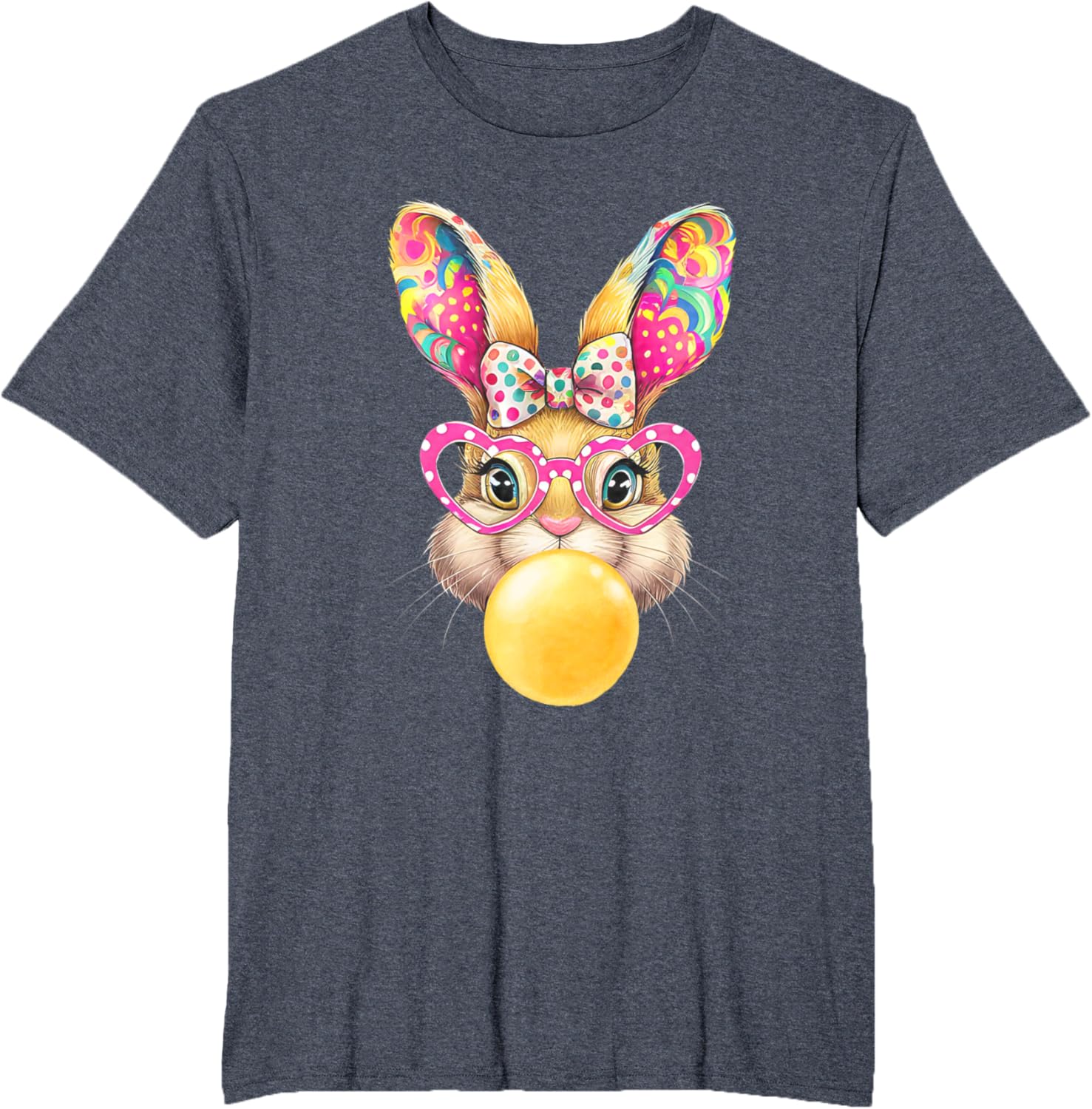 Cute Easter Bunny Coquette Bow outfit Easter Day Girls Women T-Shirt