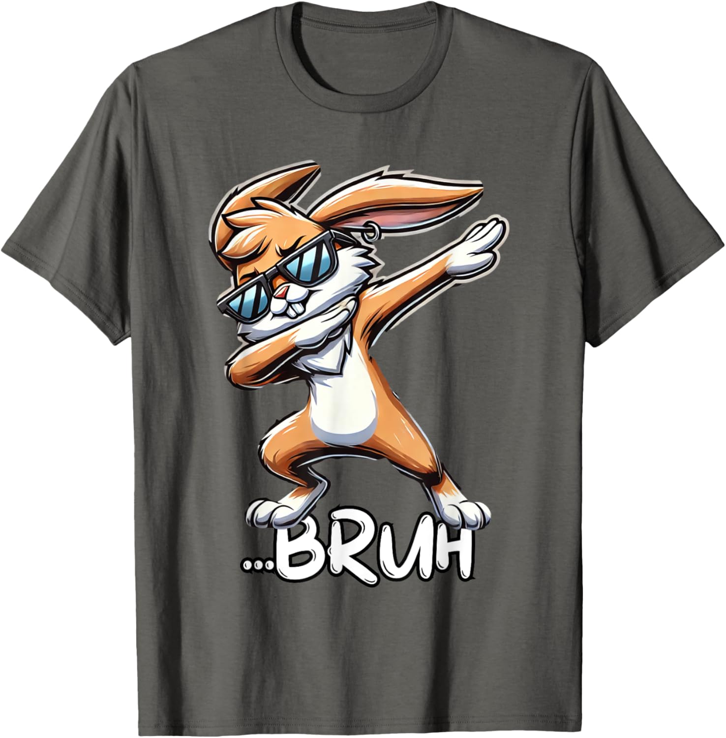 Cute Easter Bunny Tee Bruh Dabbing Rabbit Shirt for Boys T-Shirt