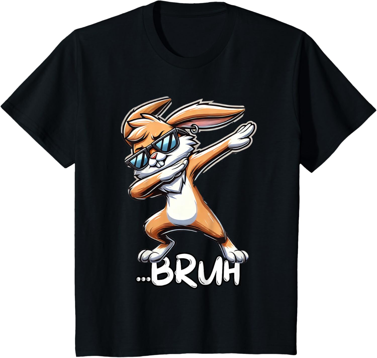 Cute Easter Bunny Tee Bruh Dabbing Rabbit Shirt for Boys T-Shirt