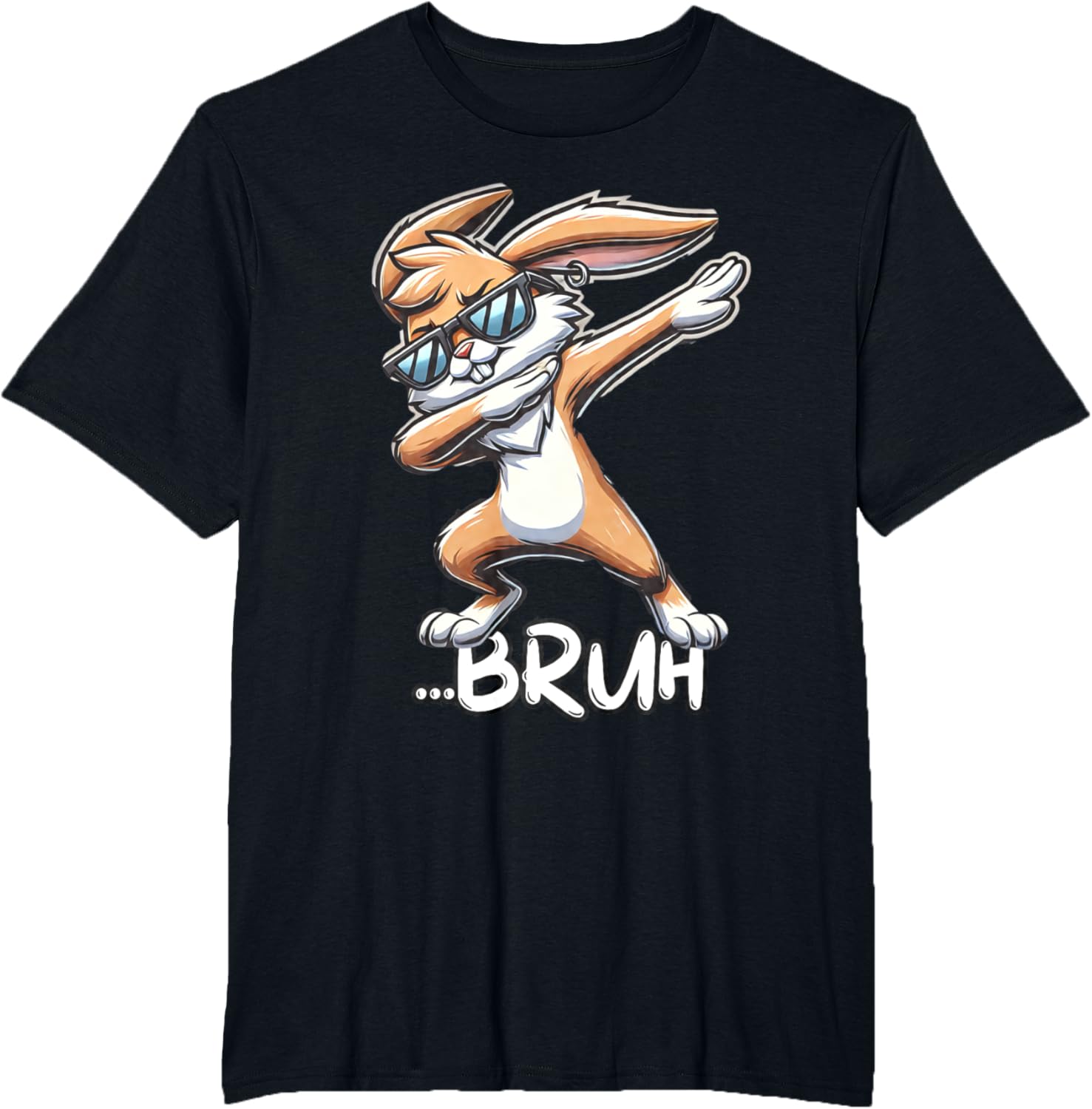 Cute Easter Bunny Tee Bruh Dabbing Rabbit Shirt for Boys T-Shirt