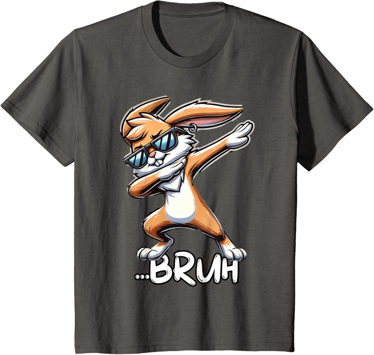 Cute Easter Bunny Tee Bruh Dabbing Rabbit Shirt for Boys T-Shirt