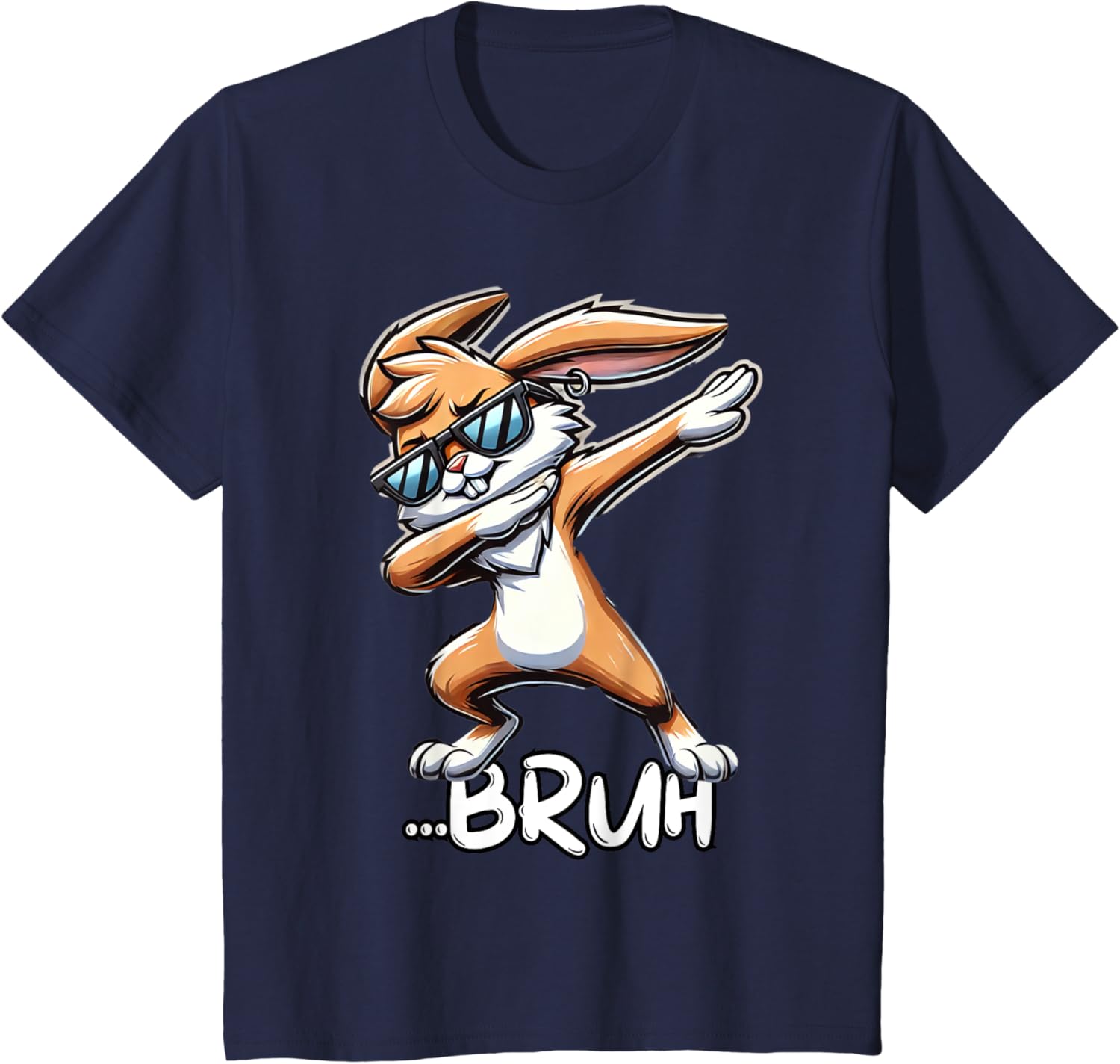 Cute Easter Bunny Tee Bruh Dabbing Rabbit Shirt for Boys T-Shirt