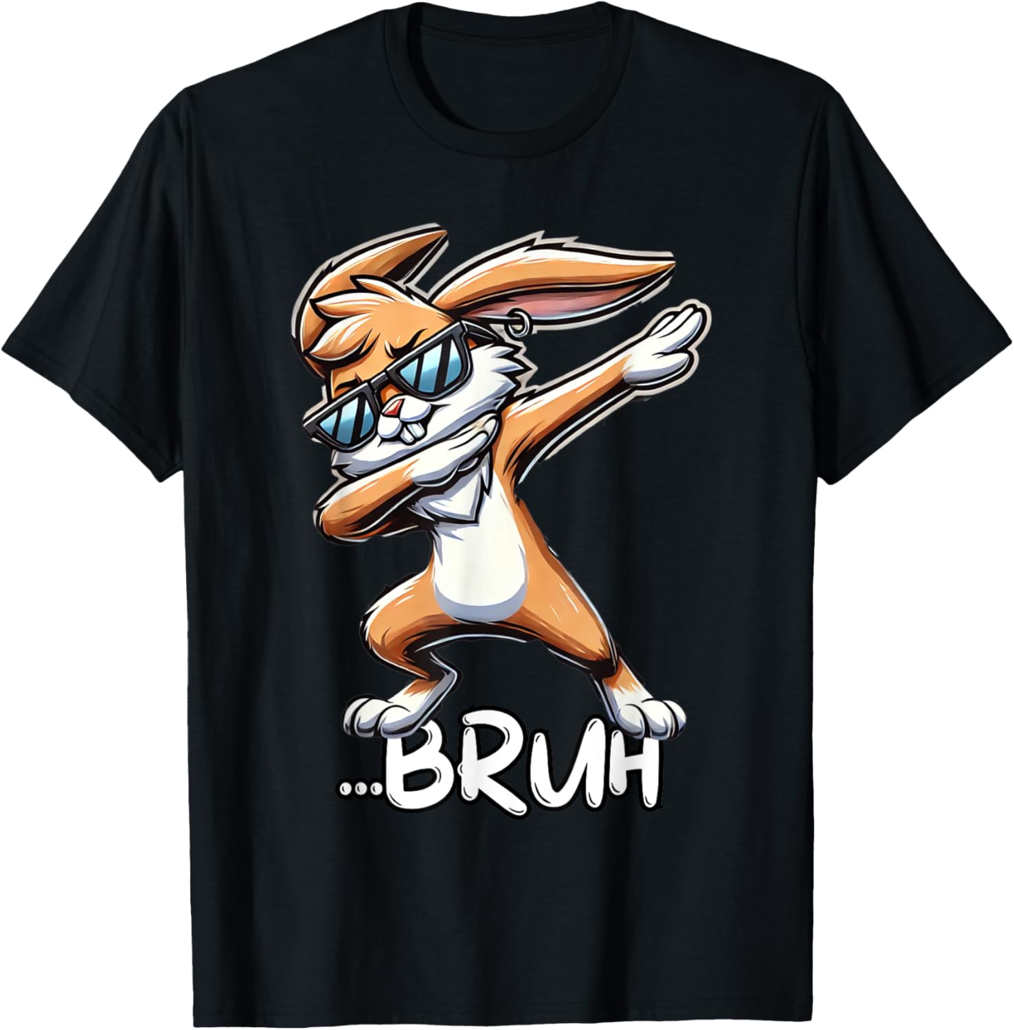 Cute Easter Bunny Tee Bruh Dabbing Rabbit Shirt for Boys T-Shirt