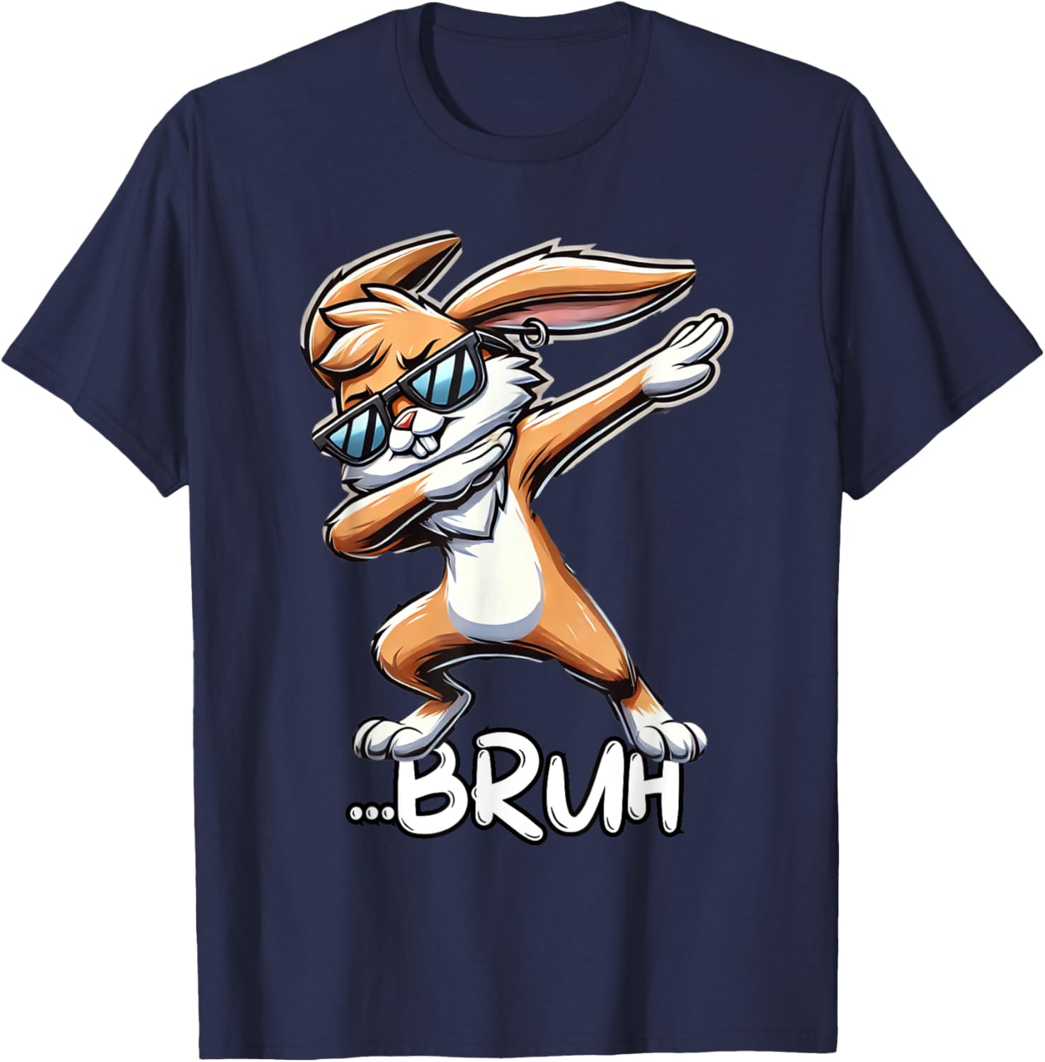 Cute Easter Bunny Tee Bruh Dabbing Rabbit Shirt for Boys T-Shirt