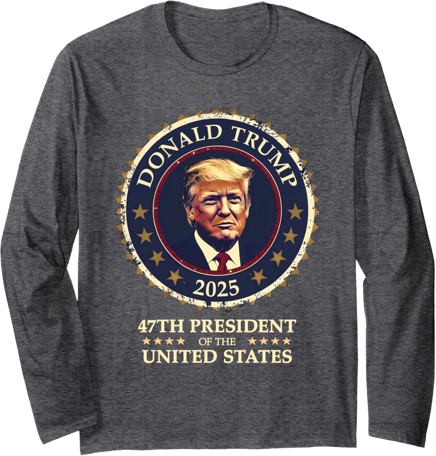 Cute TRUMP 47th PRESIDENT White House Inauguration Long Sleeve T-Shirt