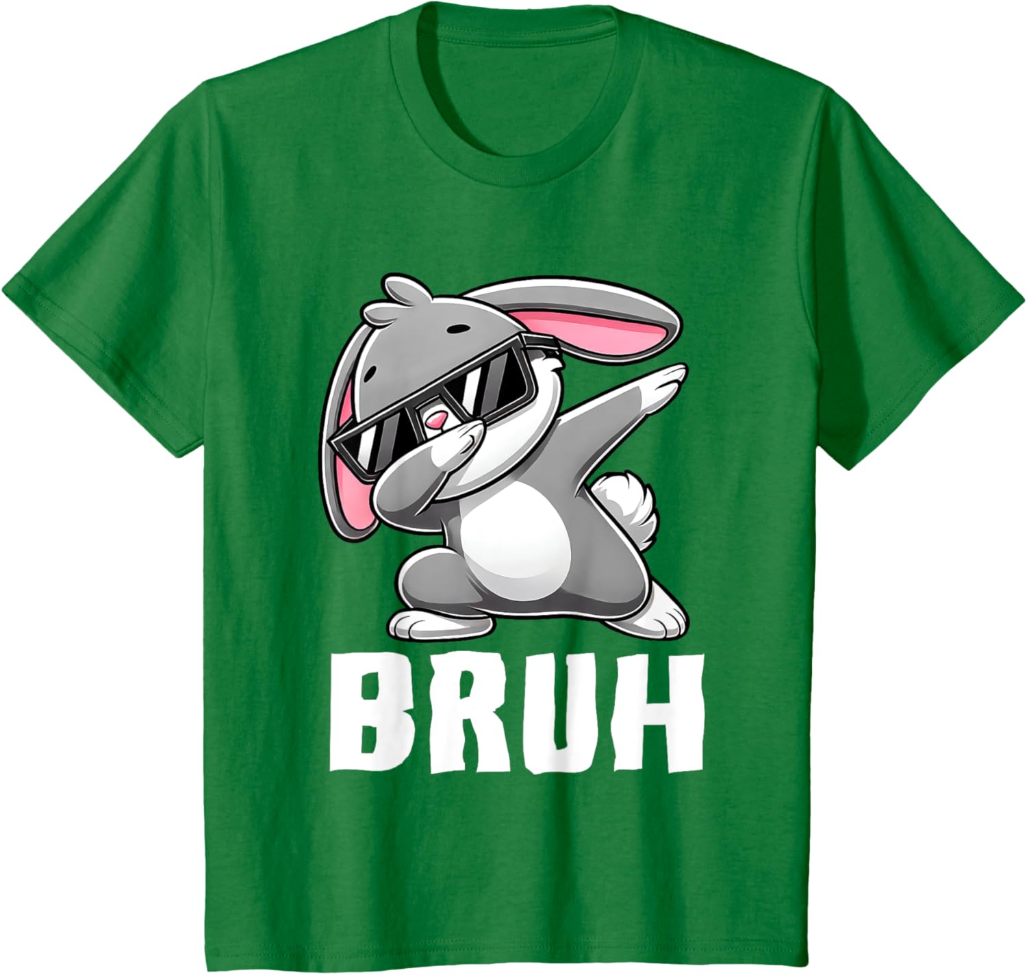 Dabbing Bunny Bruh Meme Easter Day Dab Bunny Teens Boys Kids T-Shirt